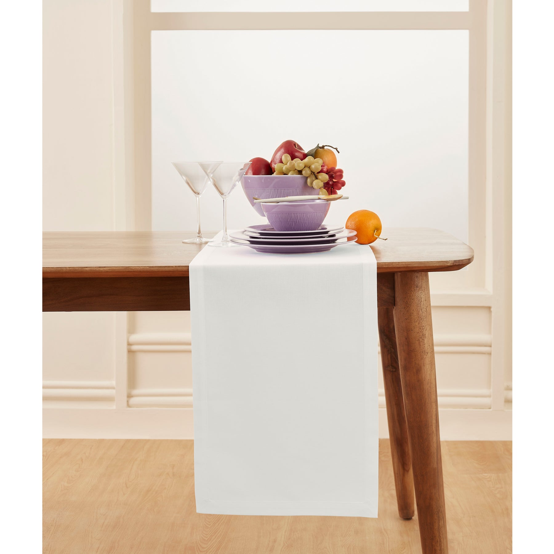Dru Cotton Linen Table Runner