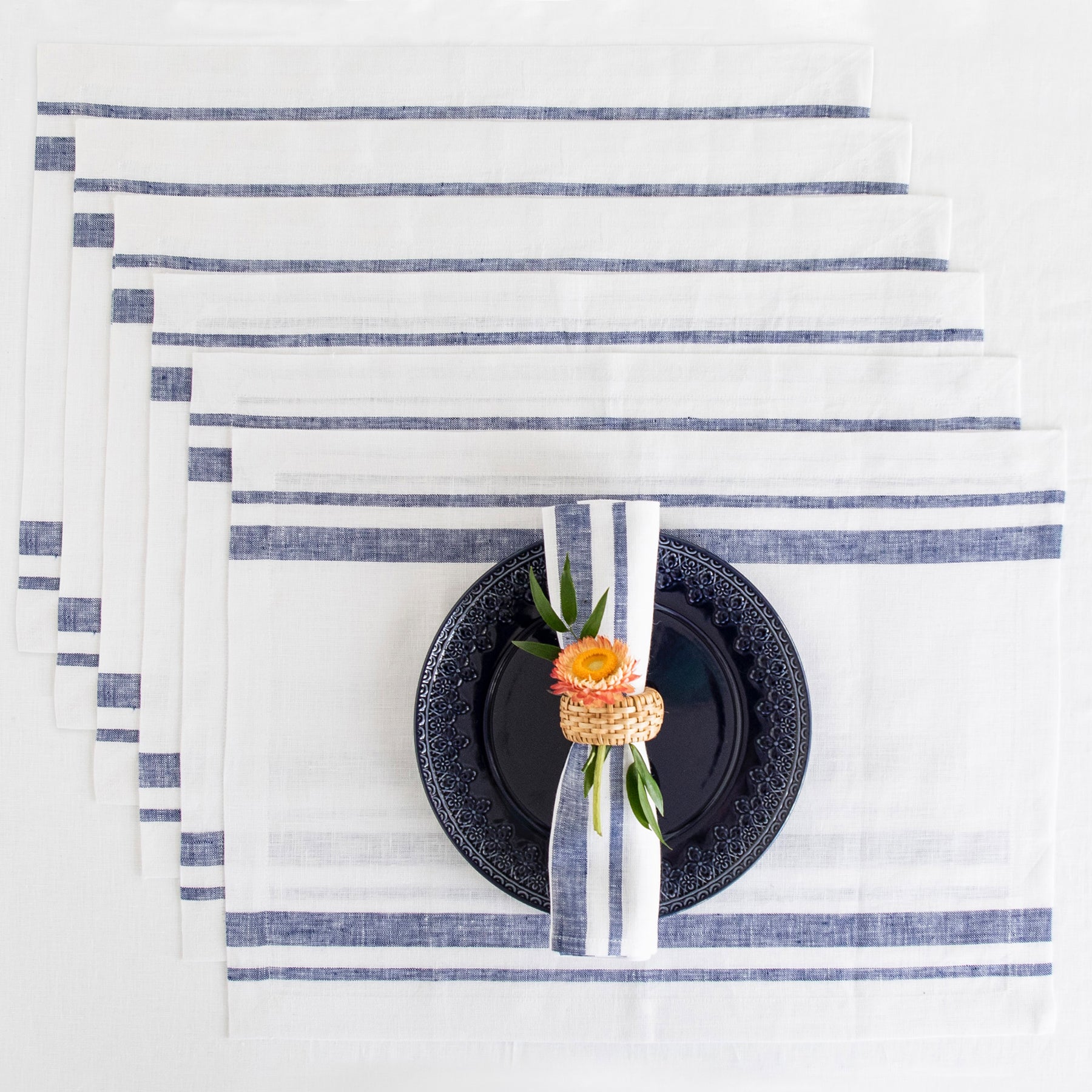 French Stripe Placemats