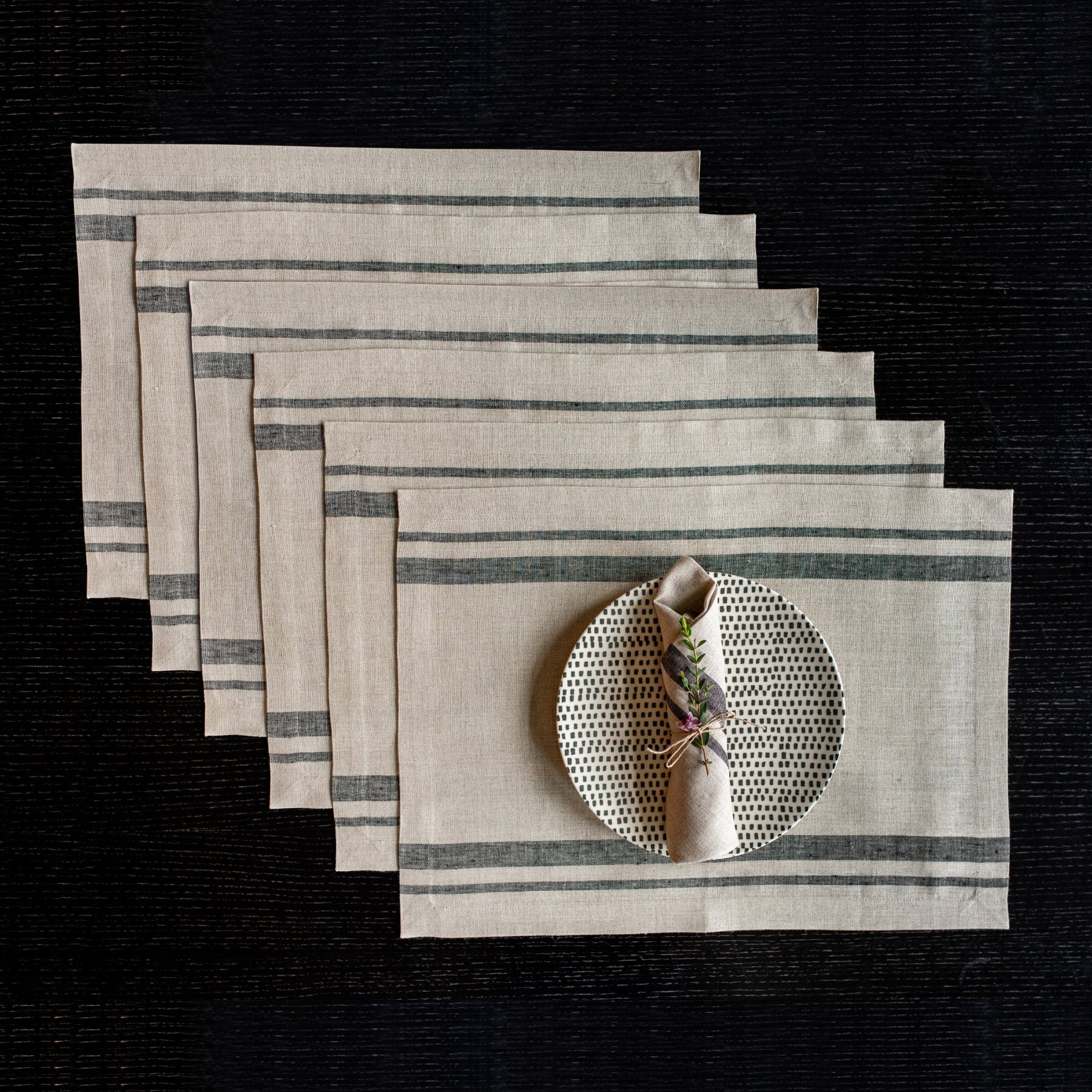 French Stripe Placemats