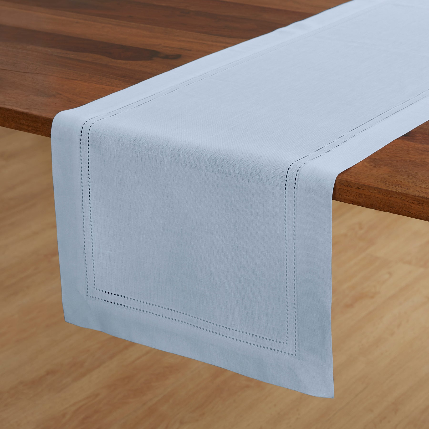 Linen Double Hemstitch Table Runner