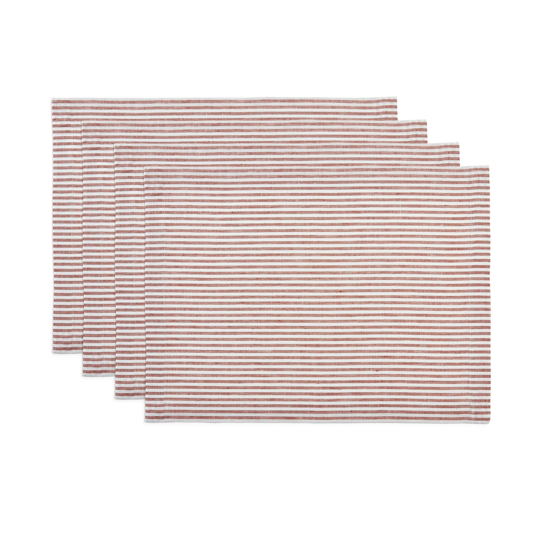 Narrow Stripe Placemats, Set of 4