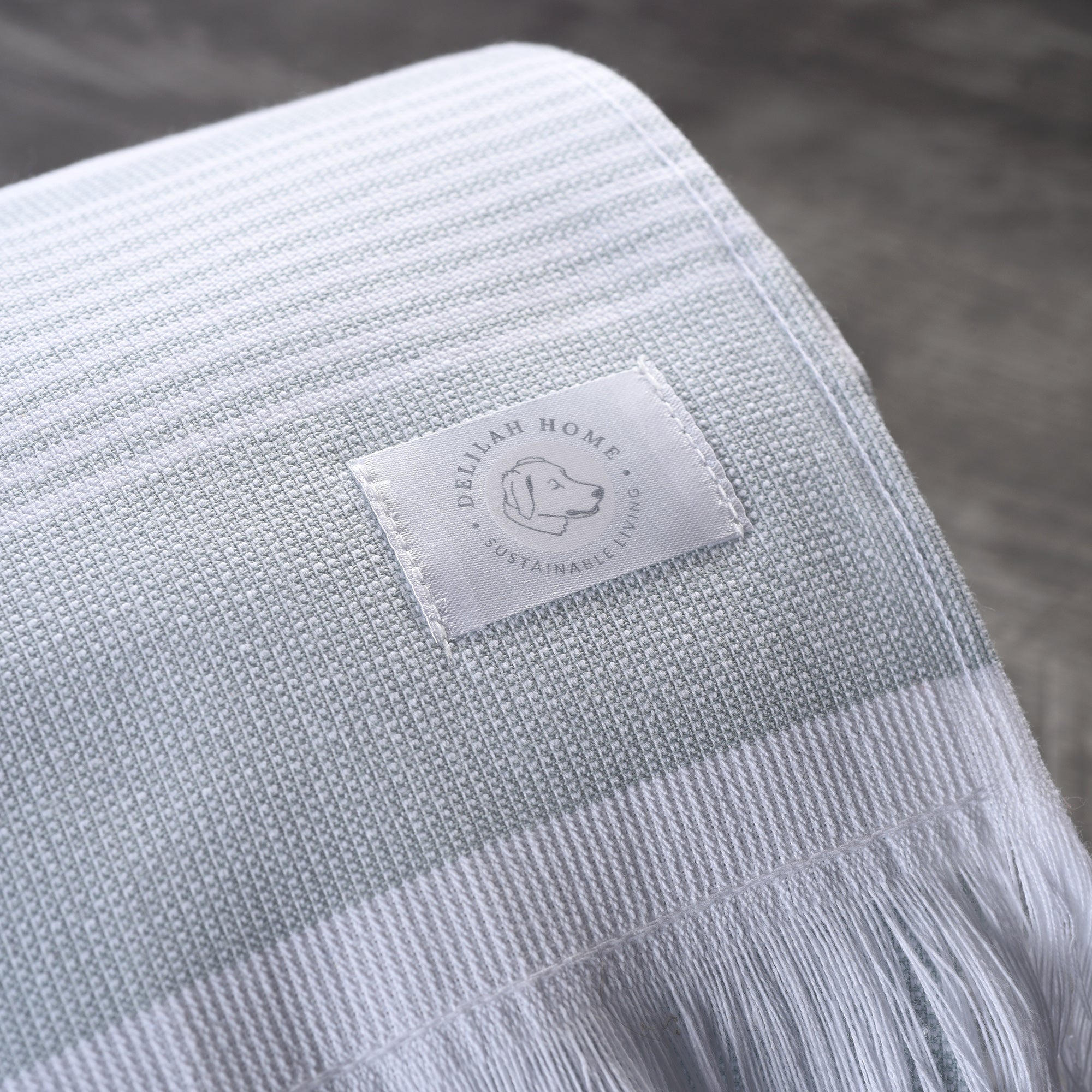 100% Organic Cotton Sunset Beach Towels Mineral Green 36-Inch by 70-Inch