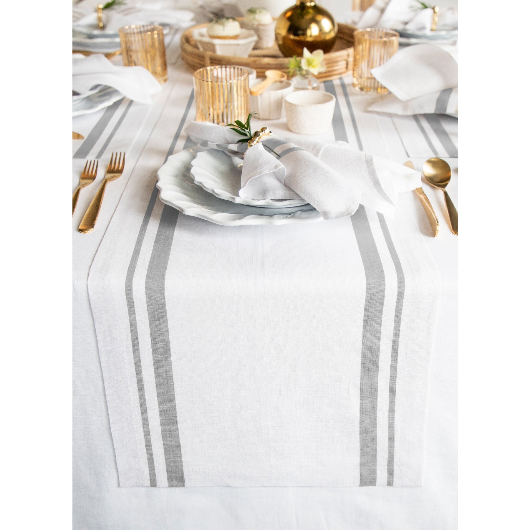 French Stripe Table Runner