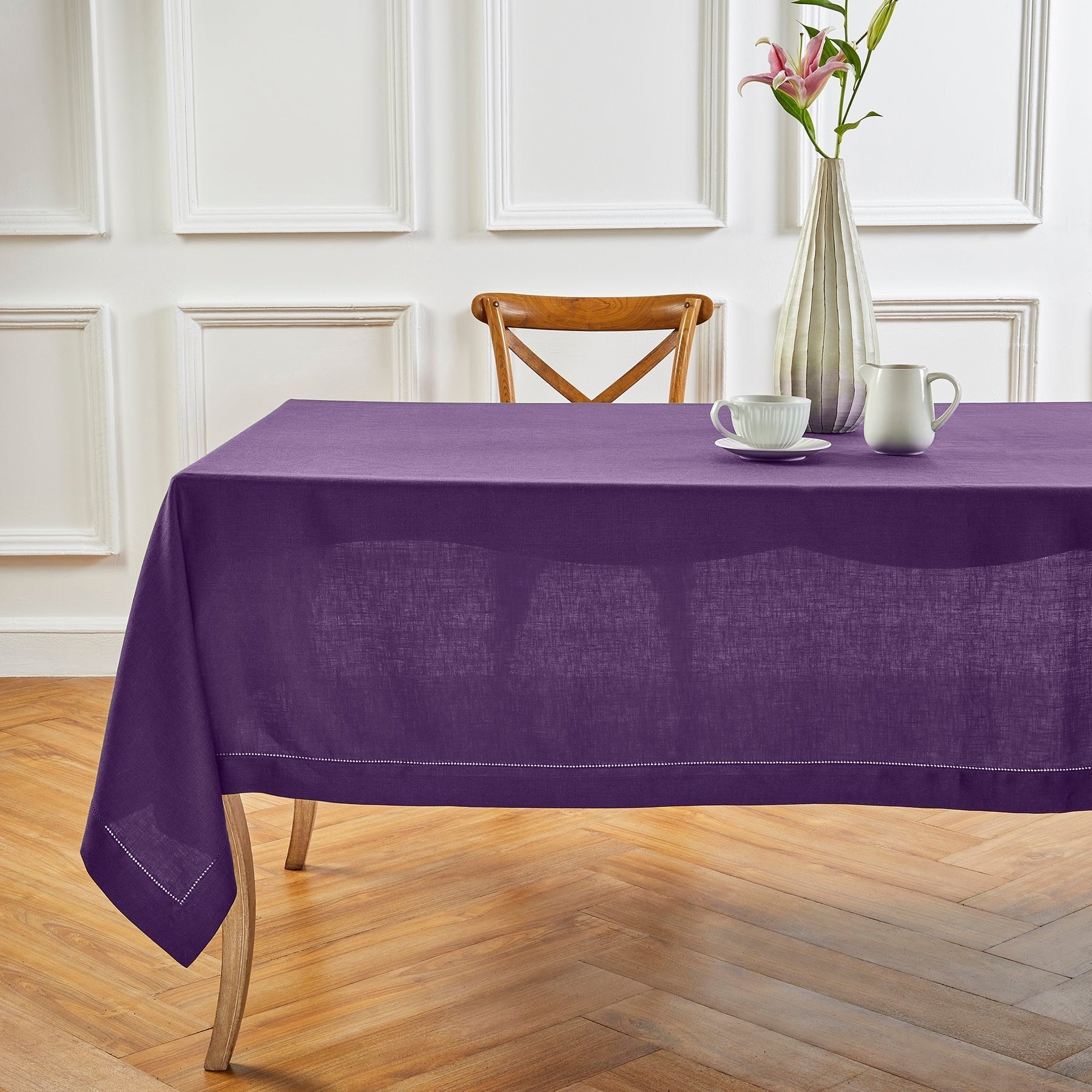 Classic Hemstitch Tablecloth