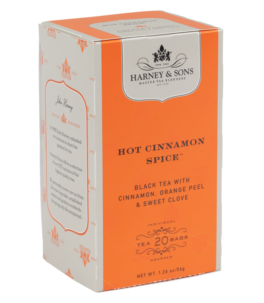 Hot Cinnamon Spice Teabags 20 CT Premium Teabags