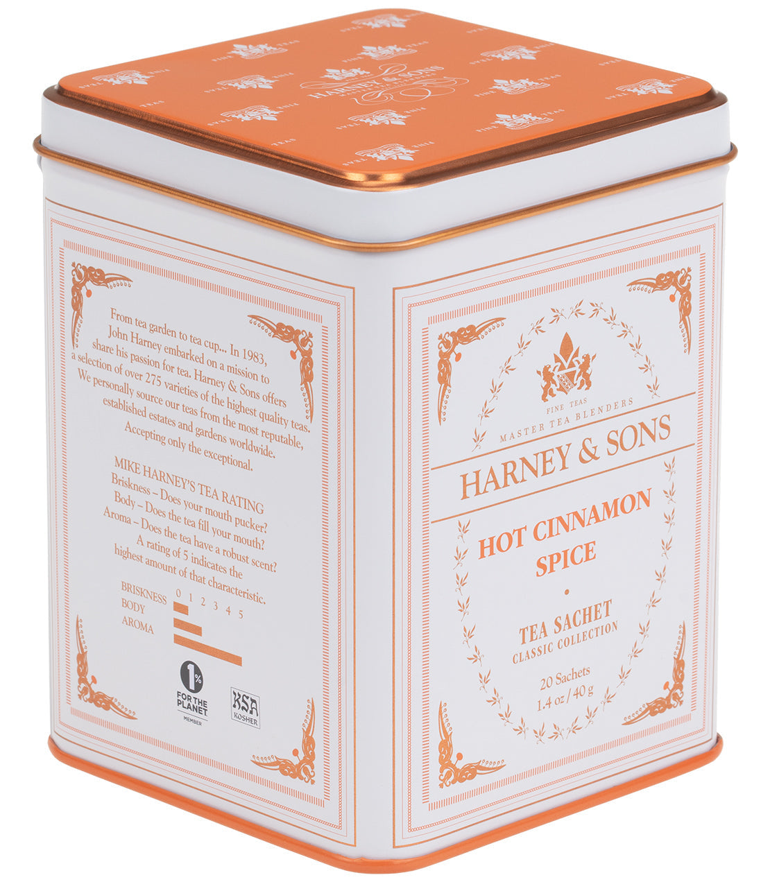 Hot Cinnamon Spice Sachets Tin of 20 Sachets