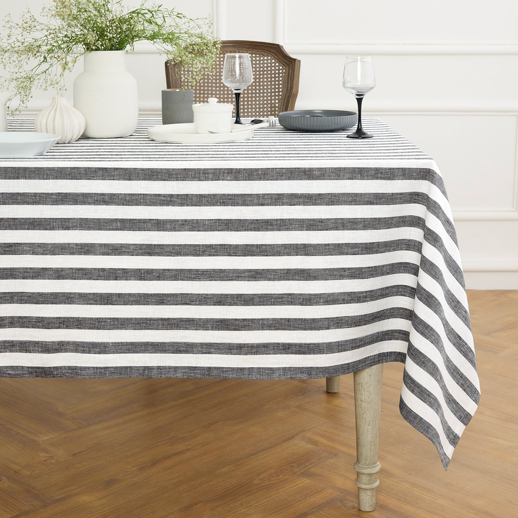 Sorrento Stripe Tablecloth