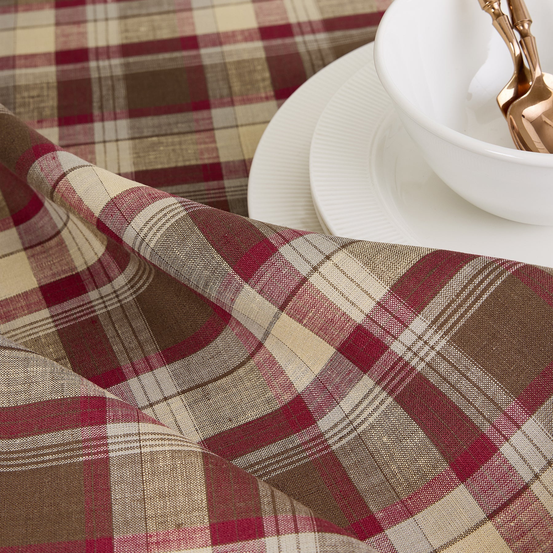 Rustic Plaid Tablecloth