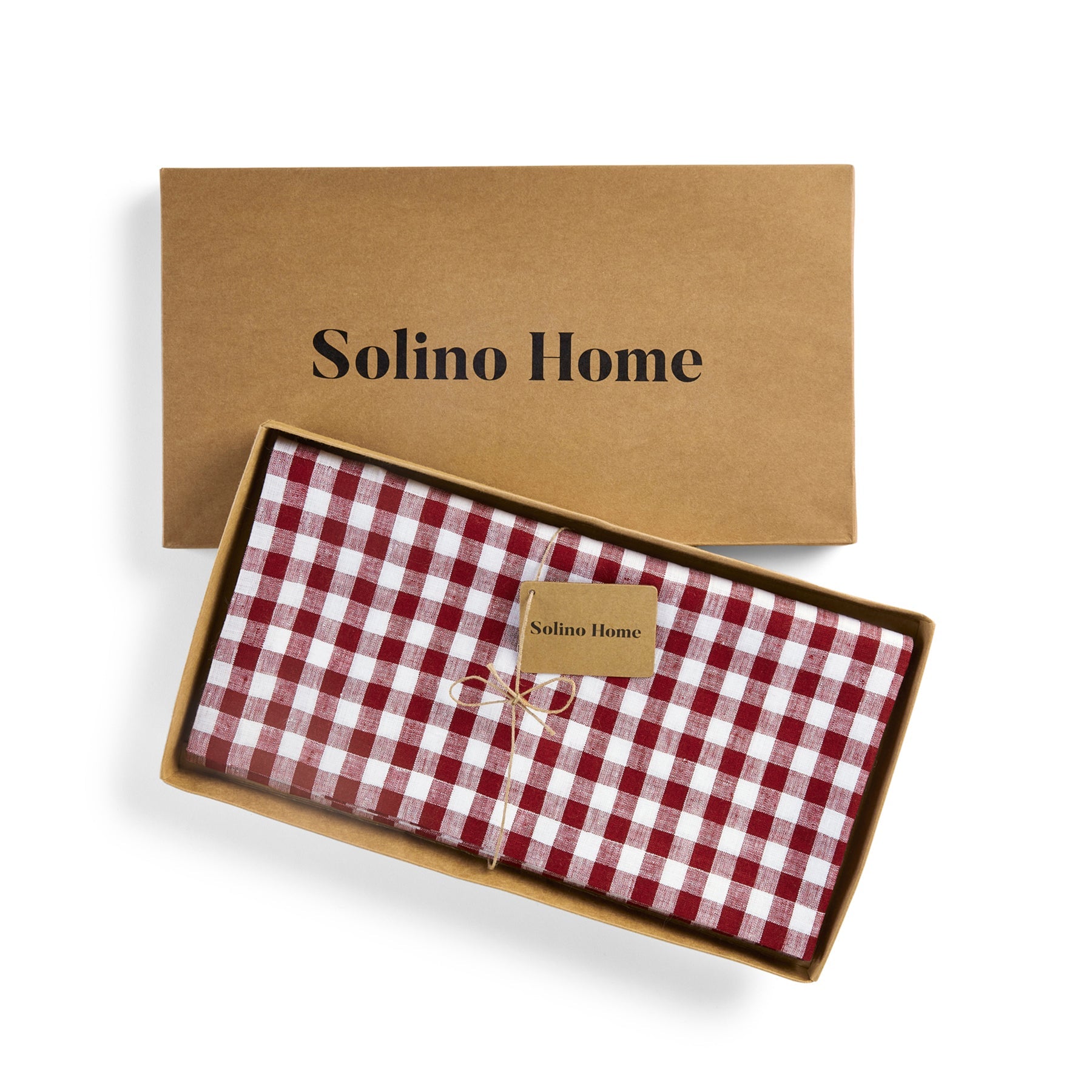Gingham Table Throw
