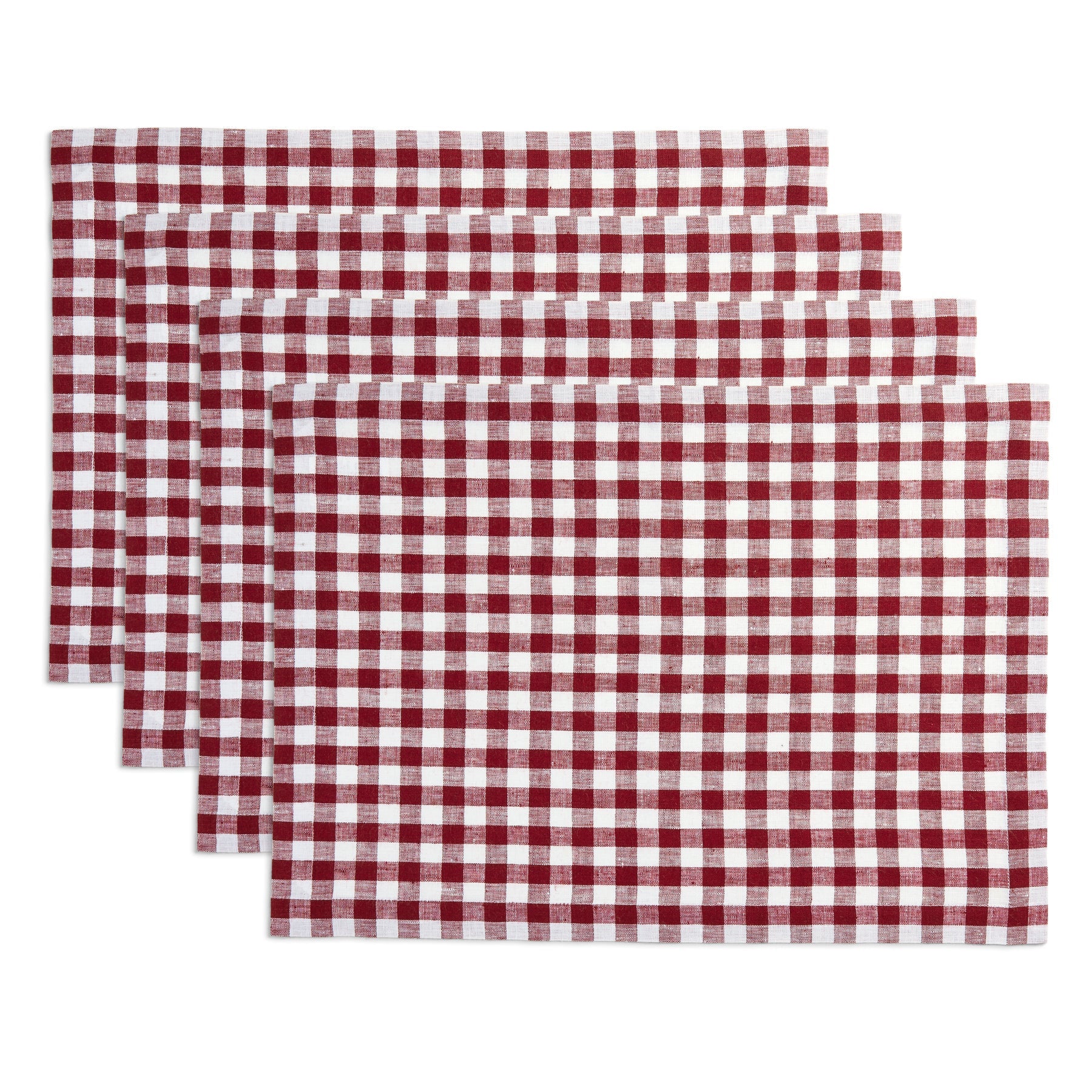 Gingham Placemats, Set of 4