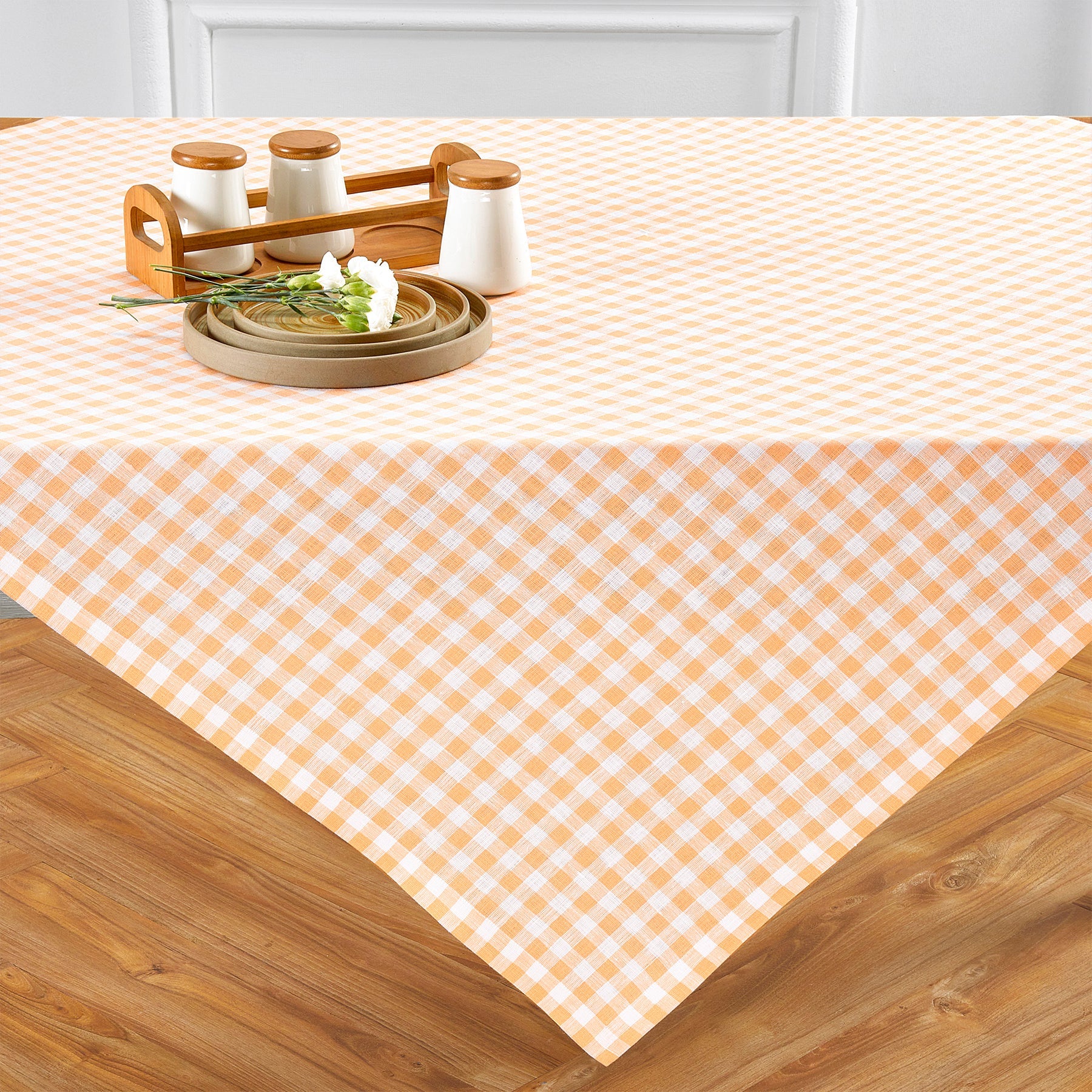 Gingham Table Throw