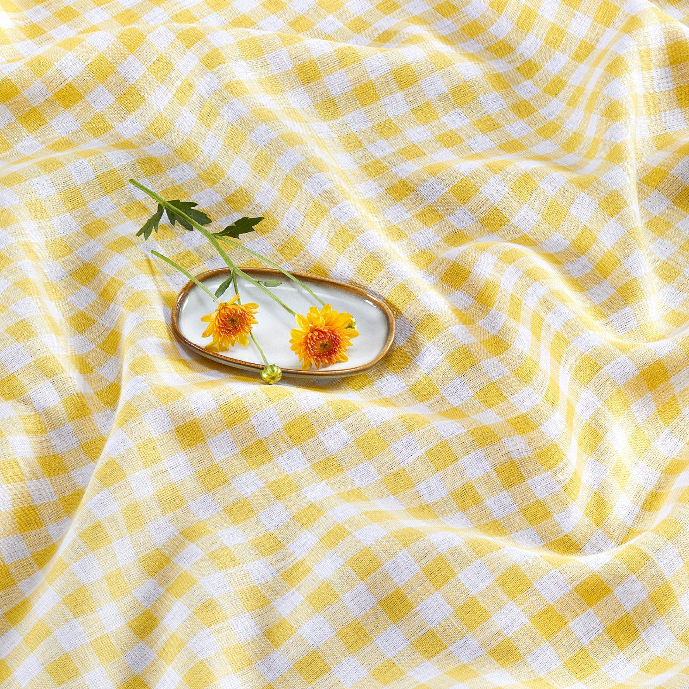 Gingham Table Throw