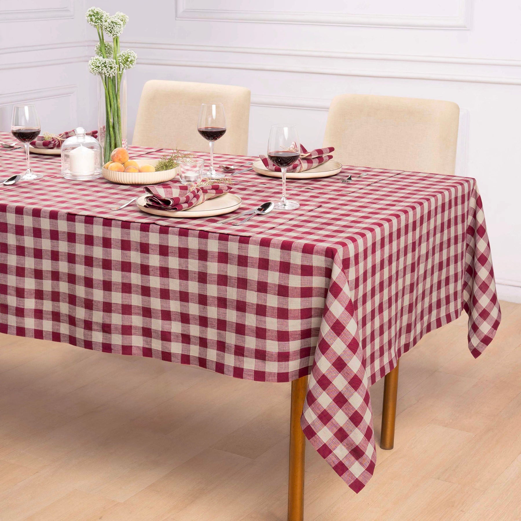 Morgan Check Tablecloth