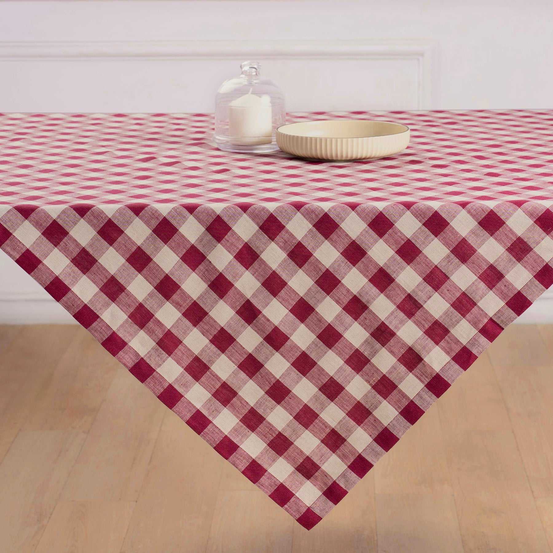 Morgan Check Table Throw