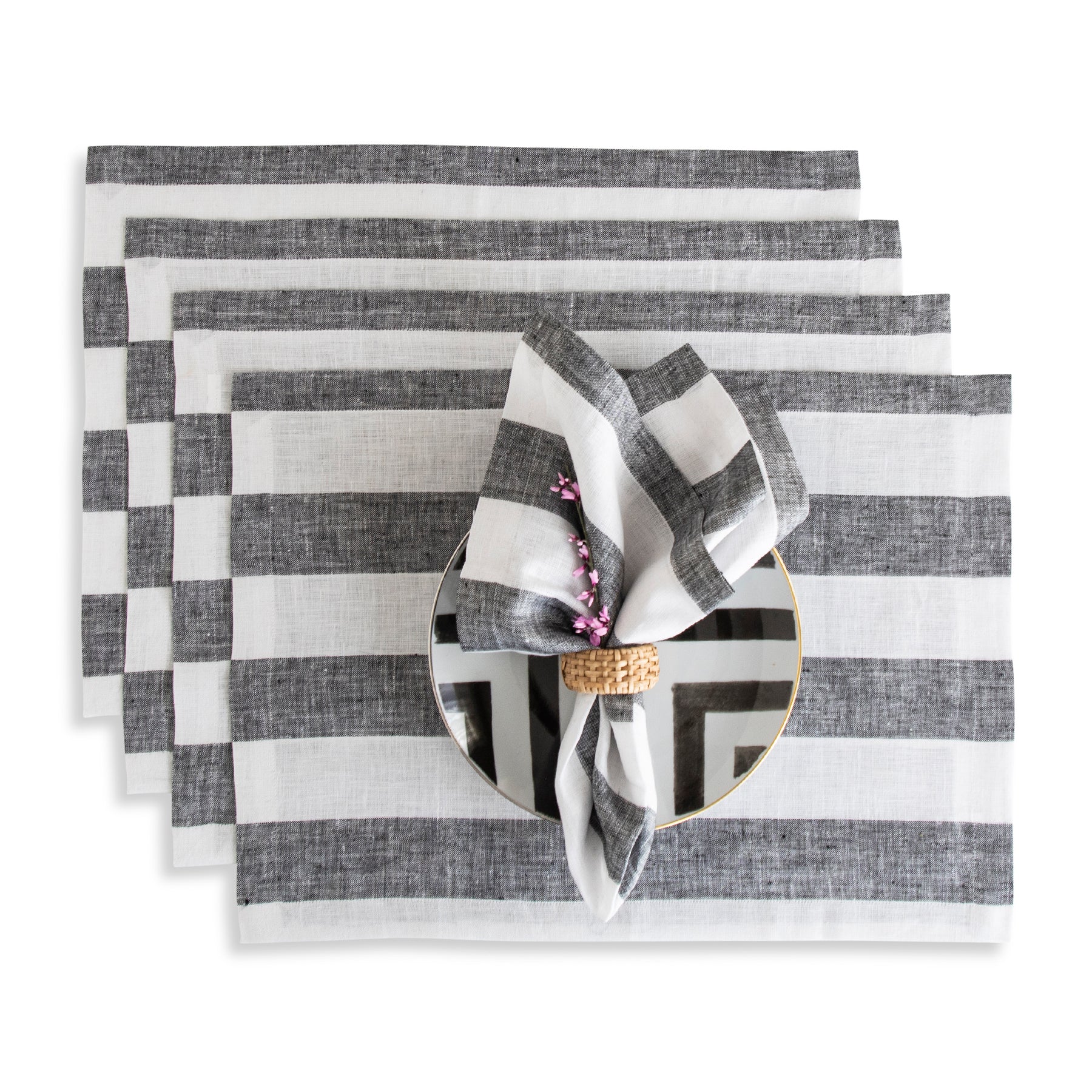 Cabana Stripe Placemats, Set of 4