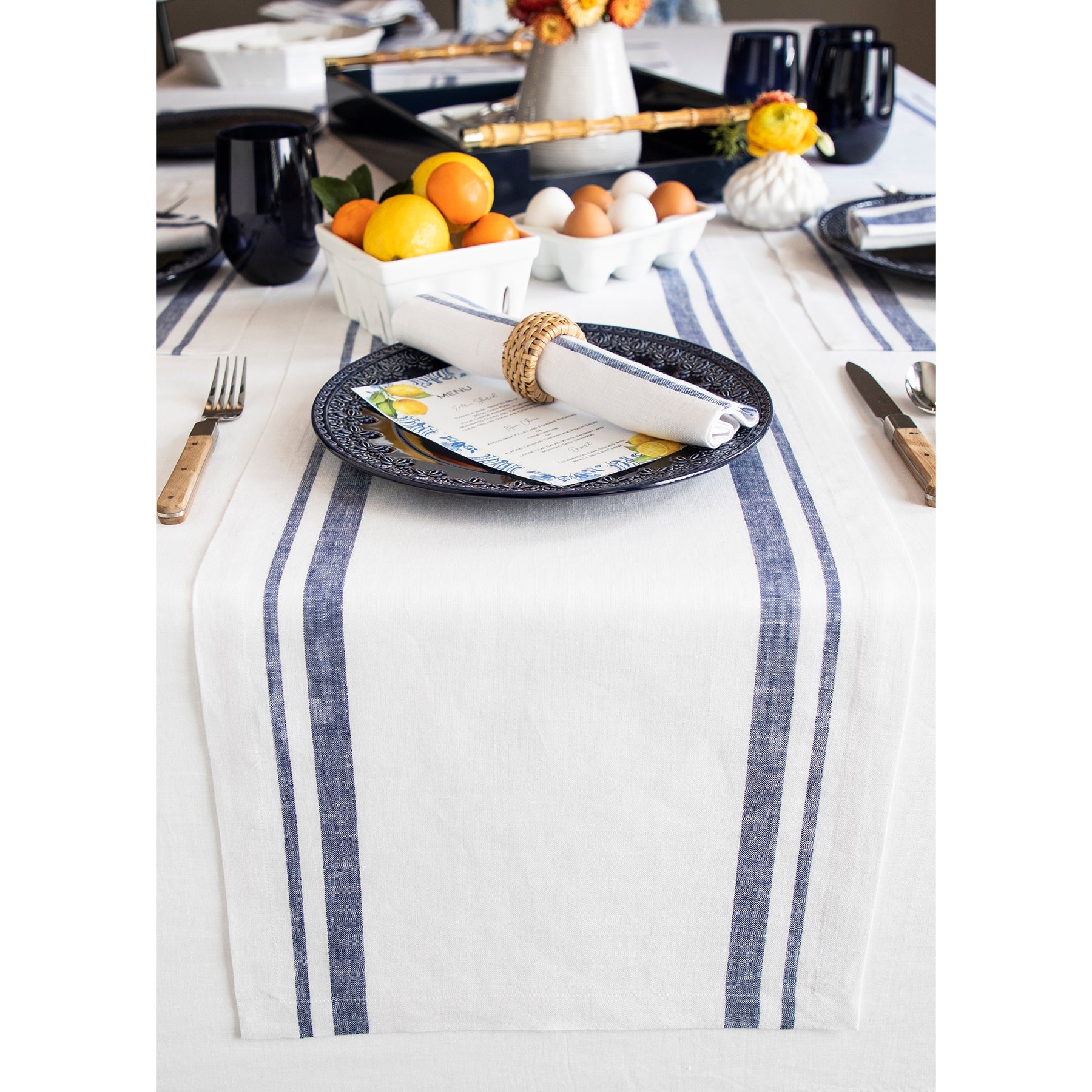 French Stripe Table Runner