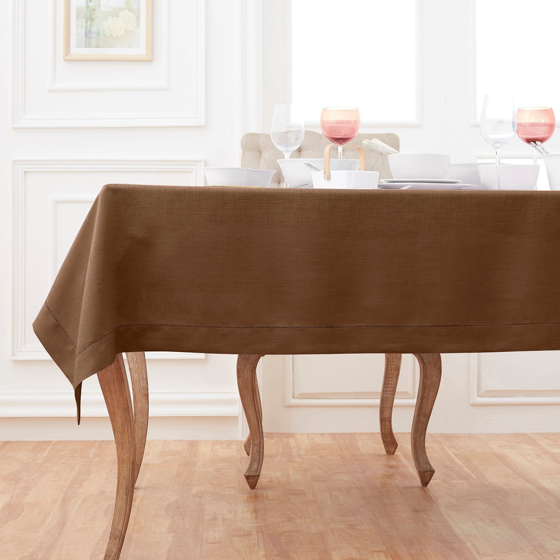 Classic Hemstitch Tablecloth
