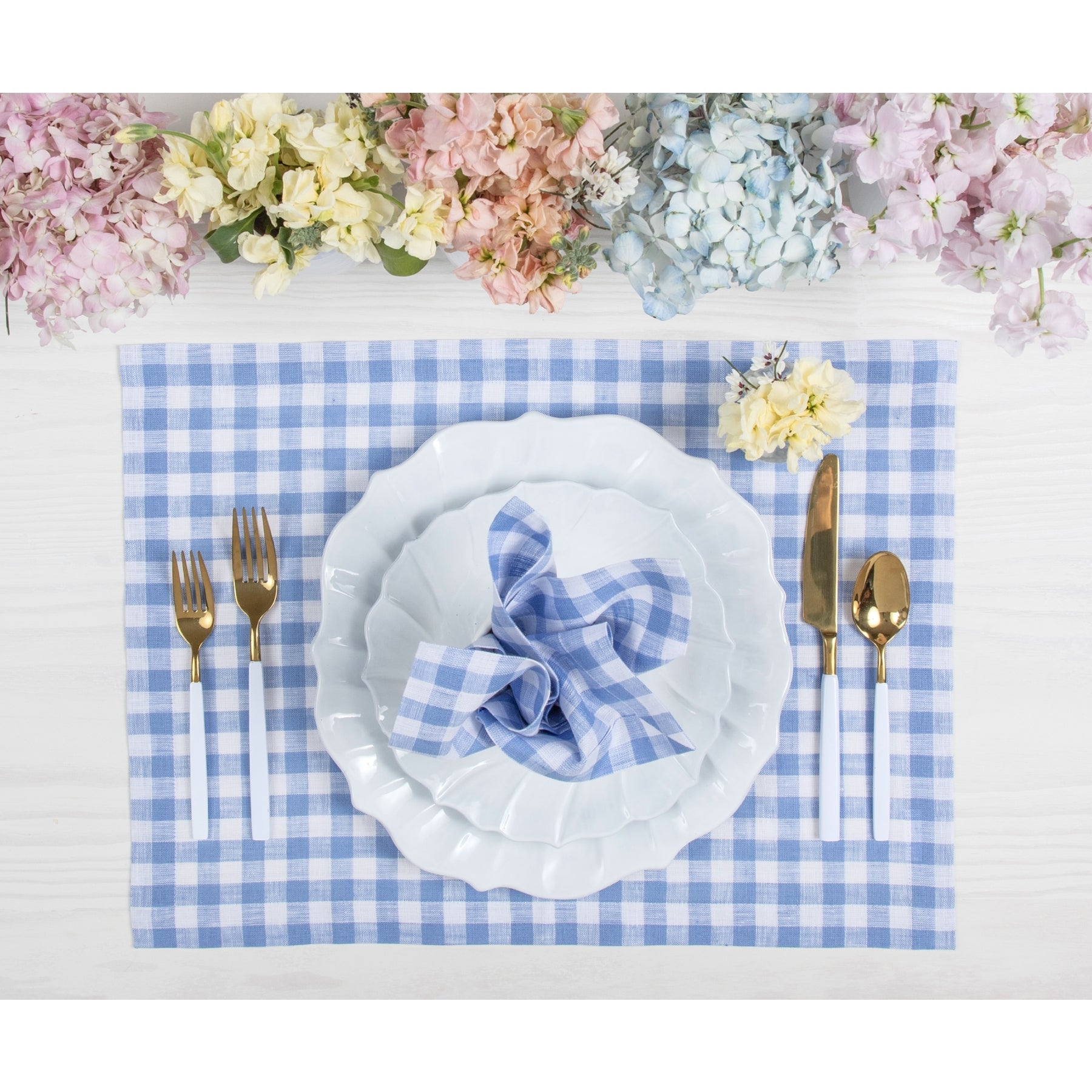Gingham Placemats, Set of 4