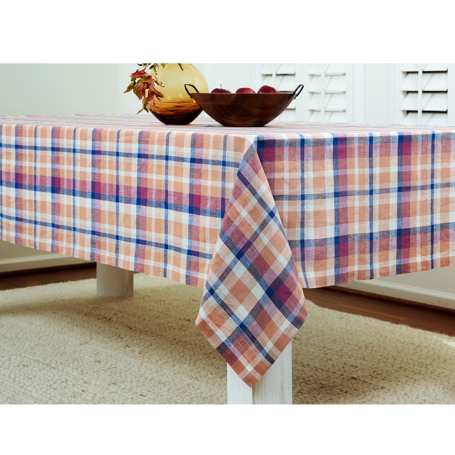 Fall Flavors Madras Tablecloth