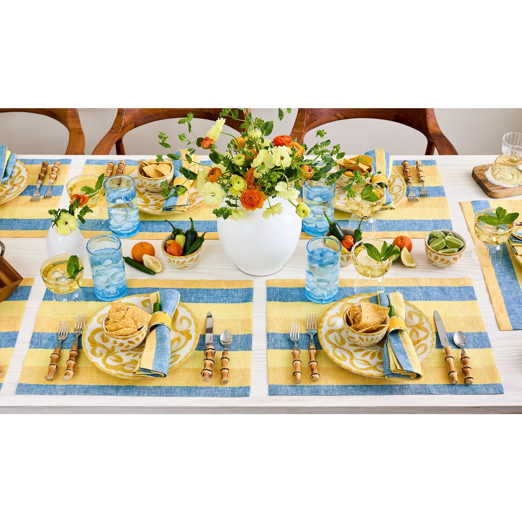 Cabana Stripe Placemats, Set of 4