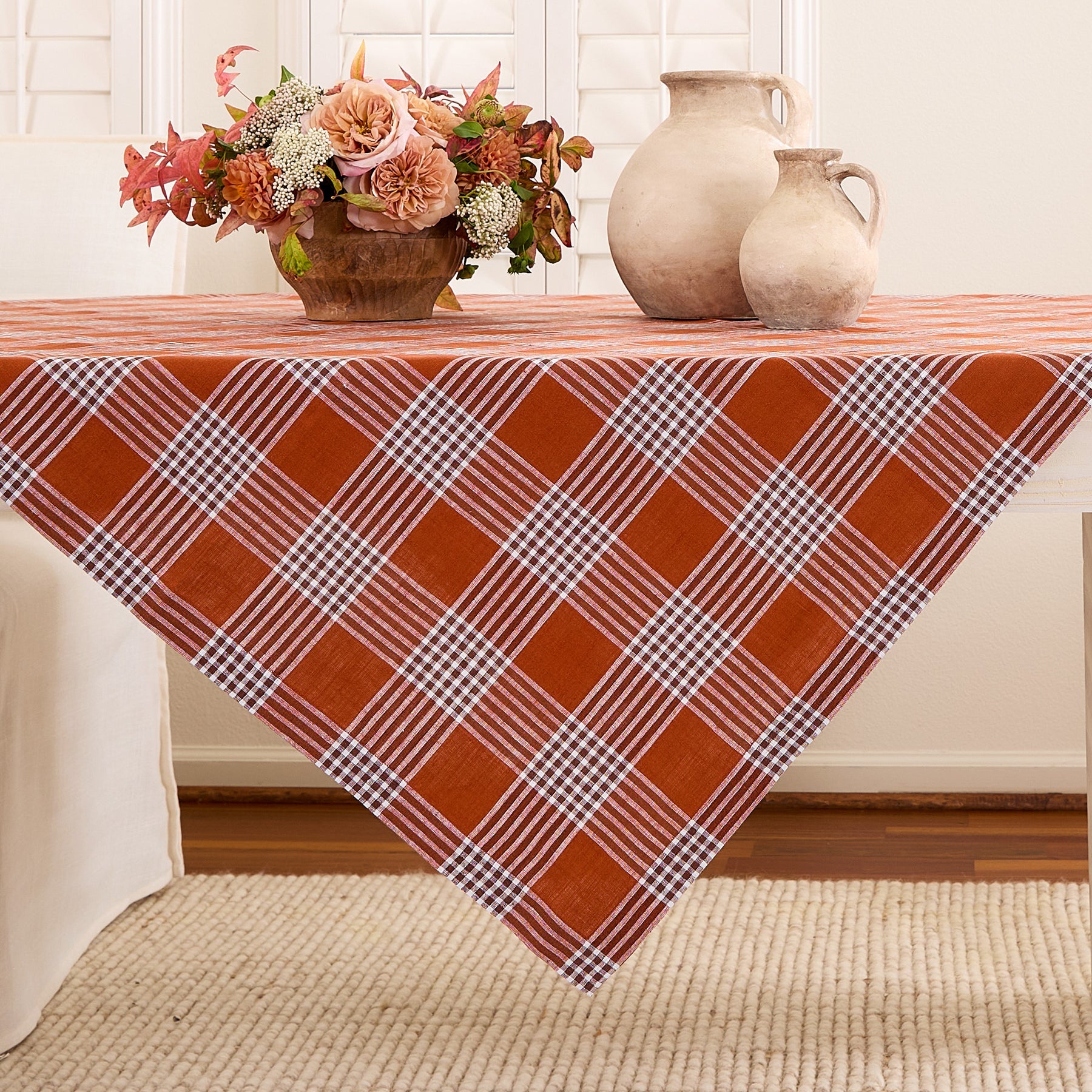 Glen Check Table Throw