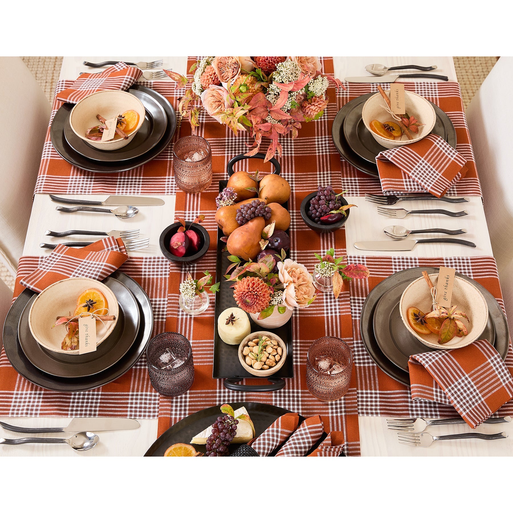 Glen Check Placemats, Set of 4