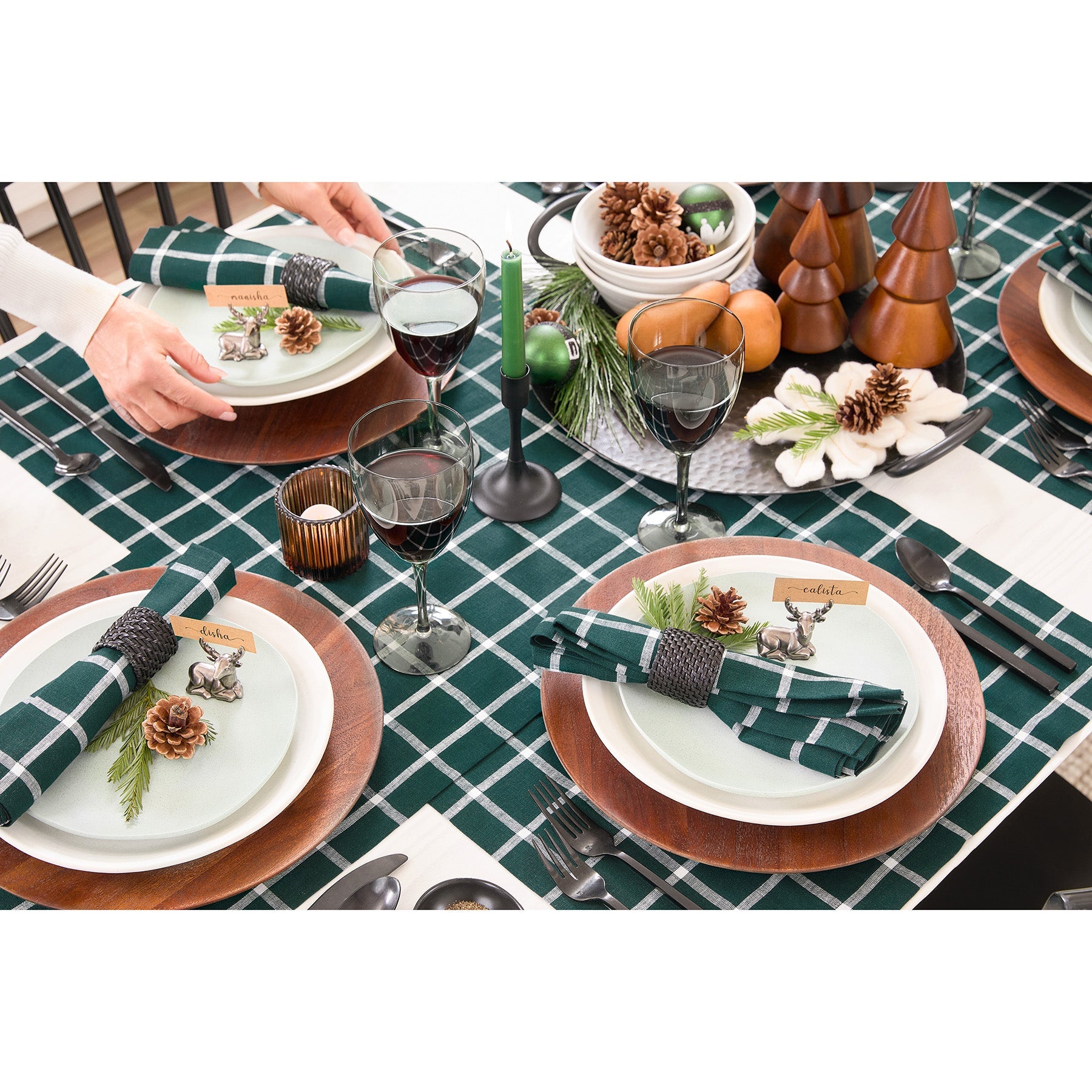 Windowpane Placemats, Set of 4