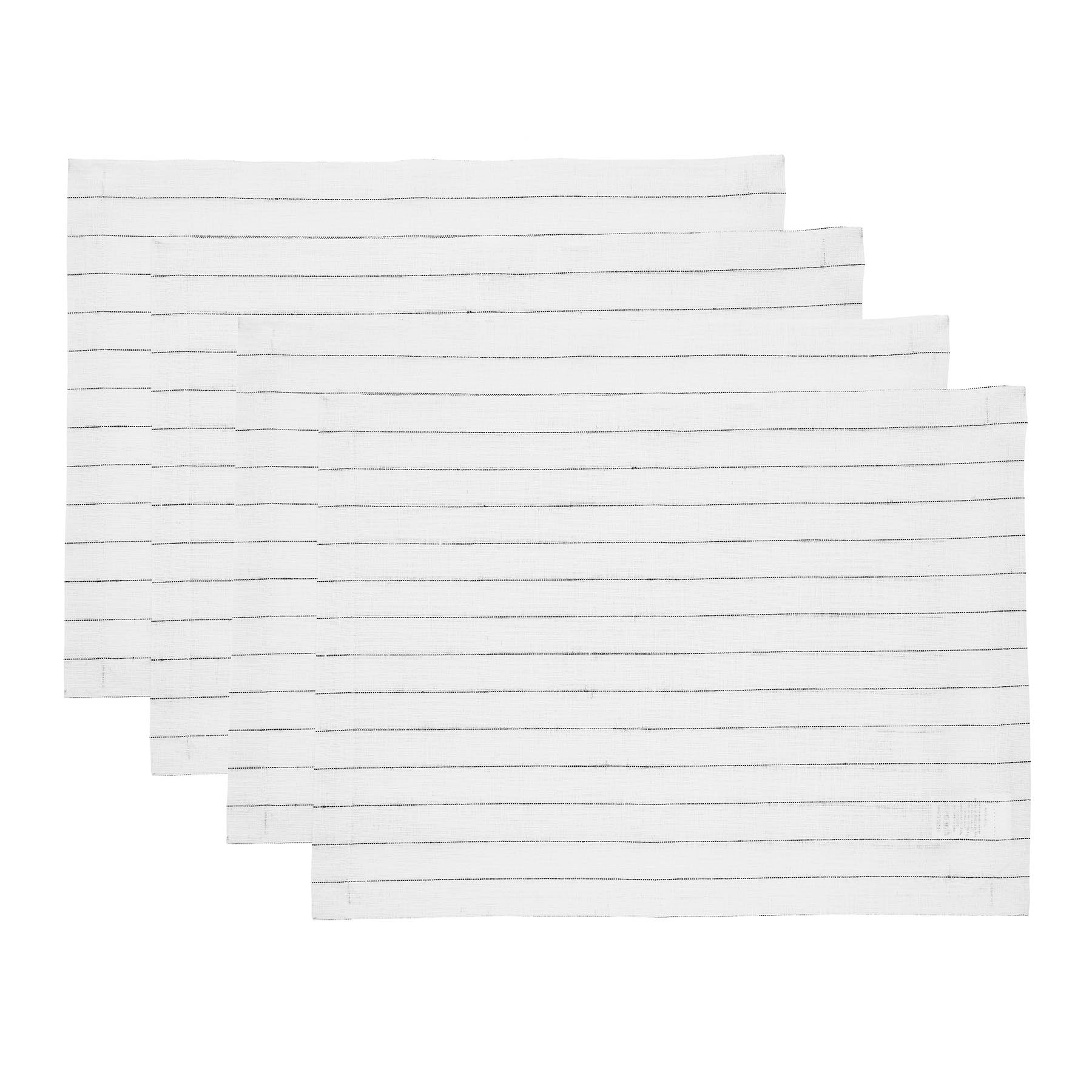 Pinstripe Placemats, Set of 4