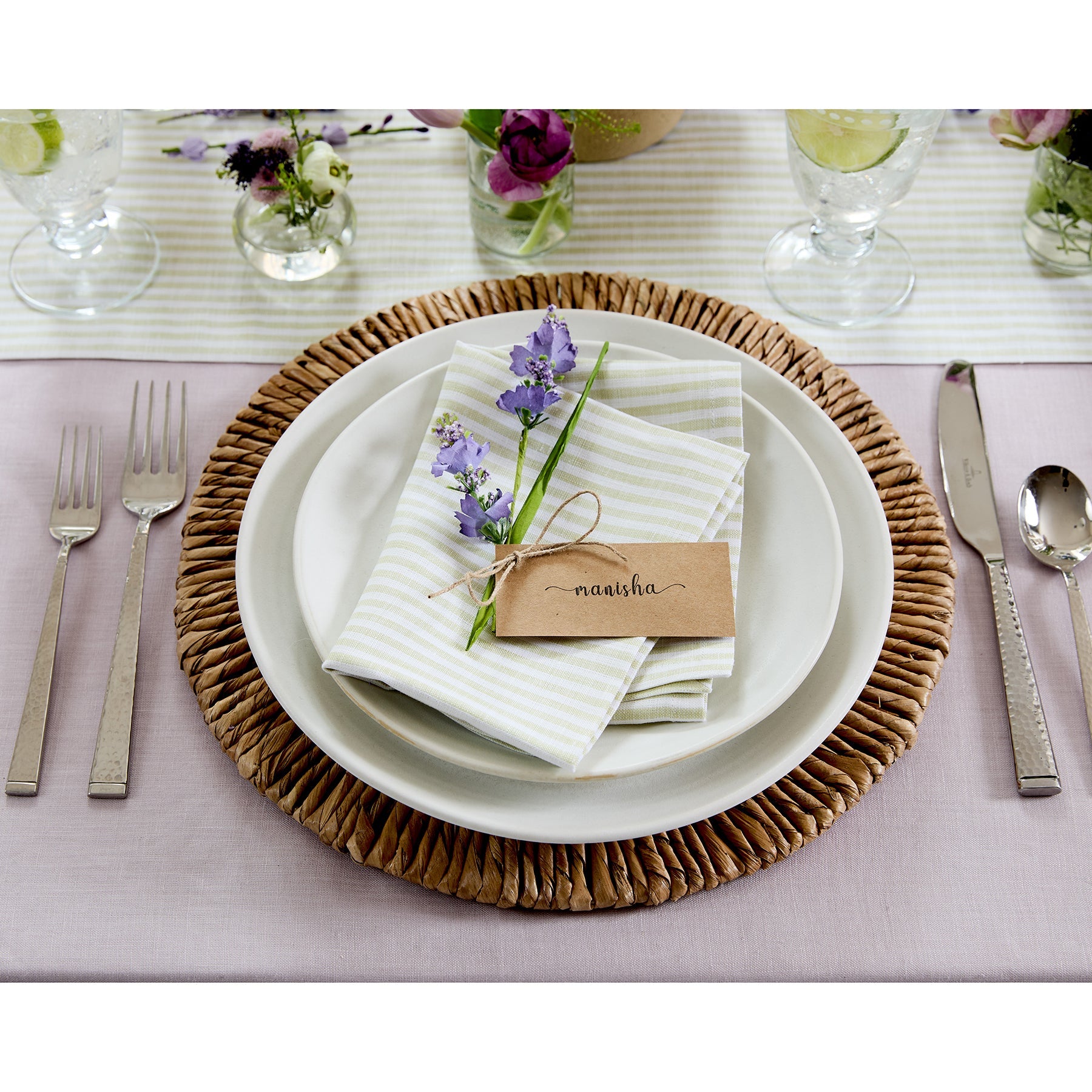 Narrow Stripe Napkins, Set of 4