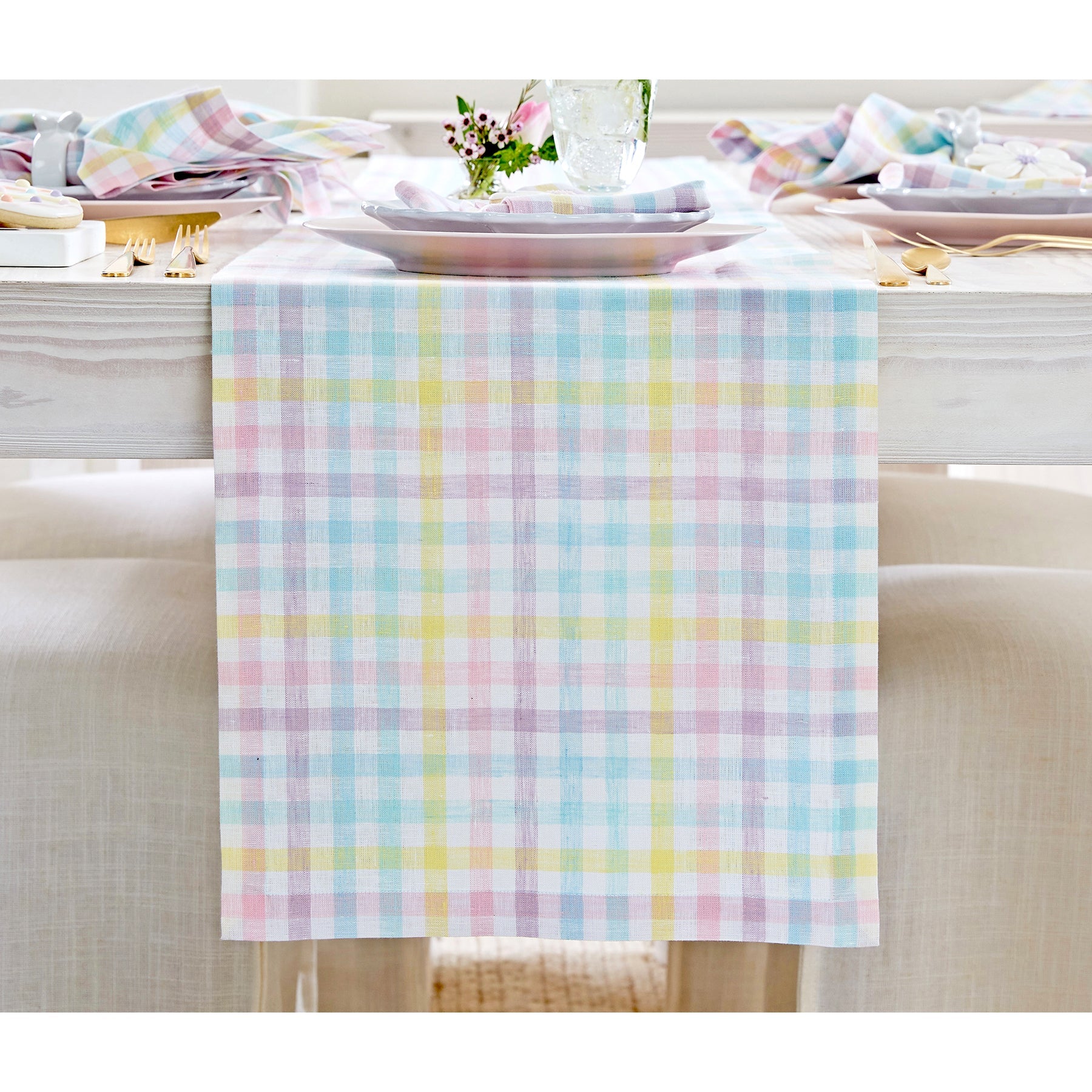 Gingham Table Runner
