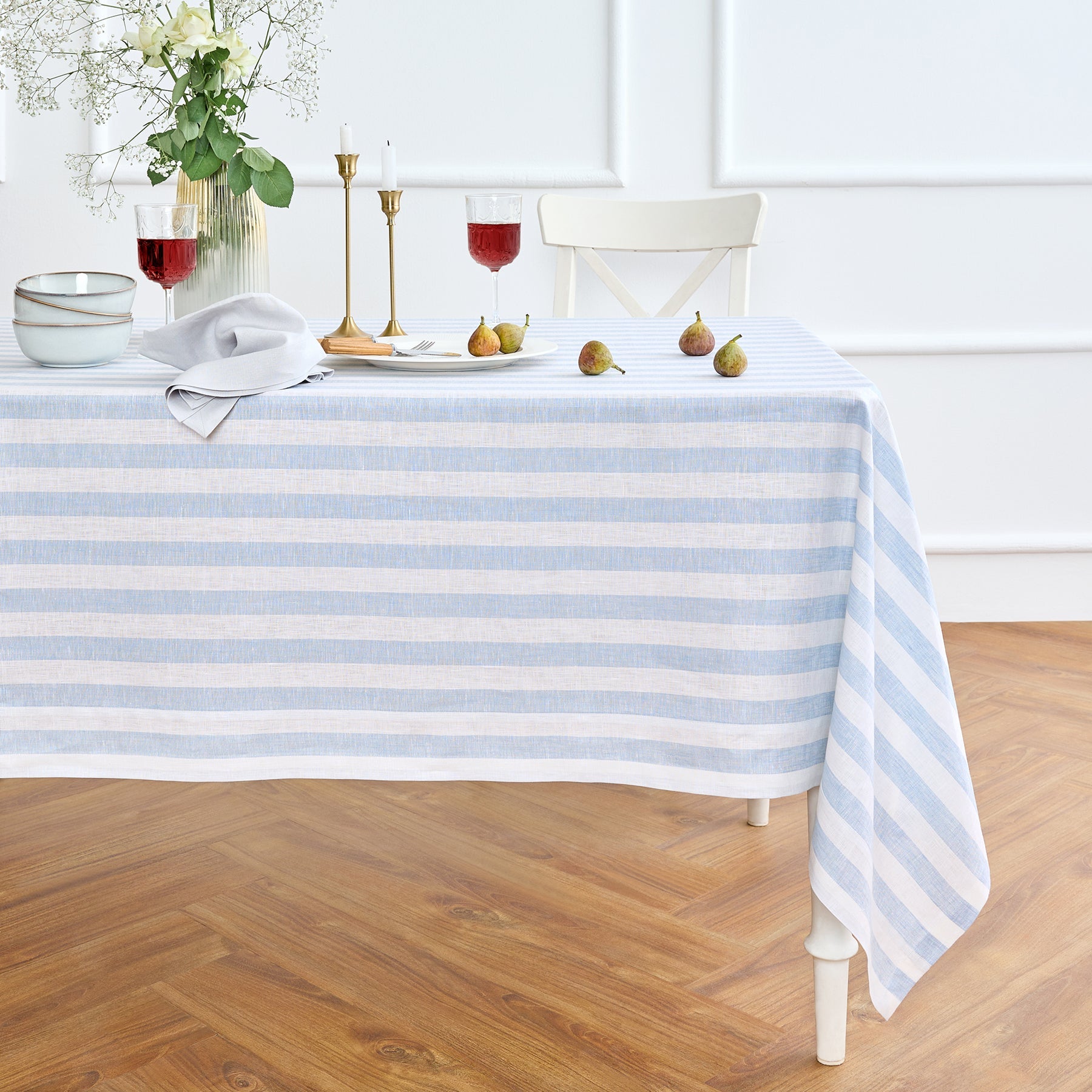 Sorrento Stripe Tablecloth