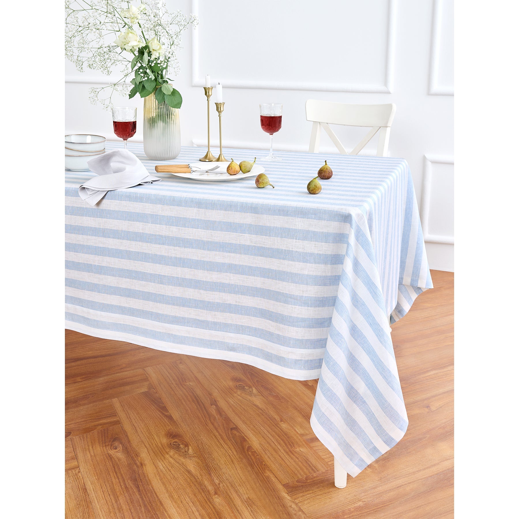 Sorrento Stripe Tablecloth