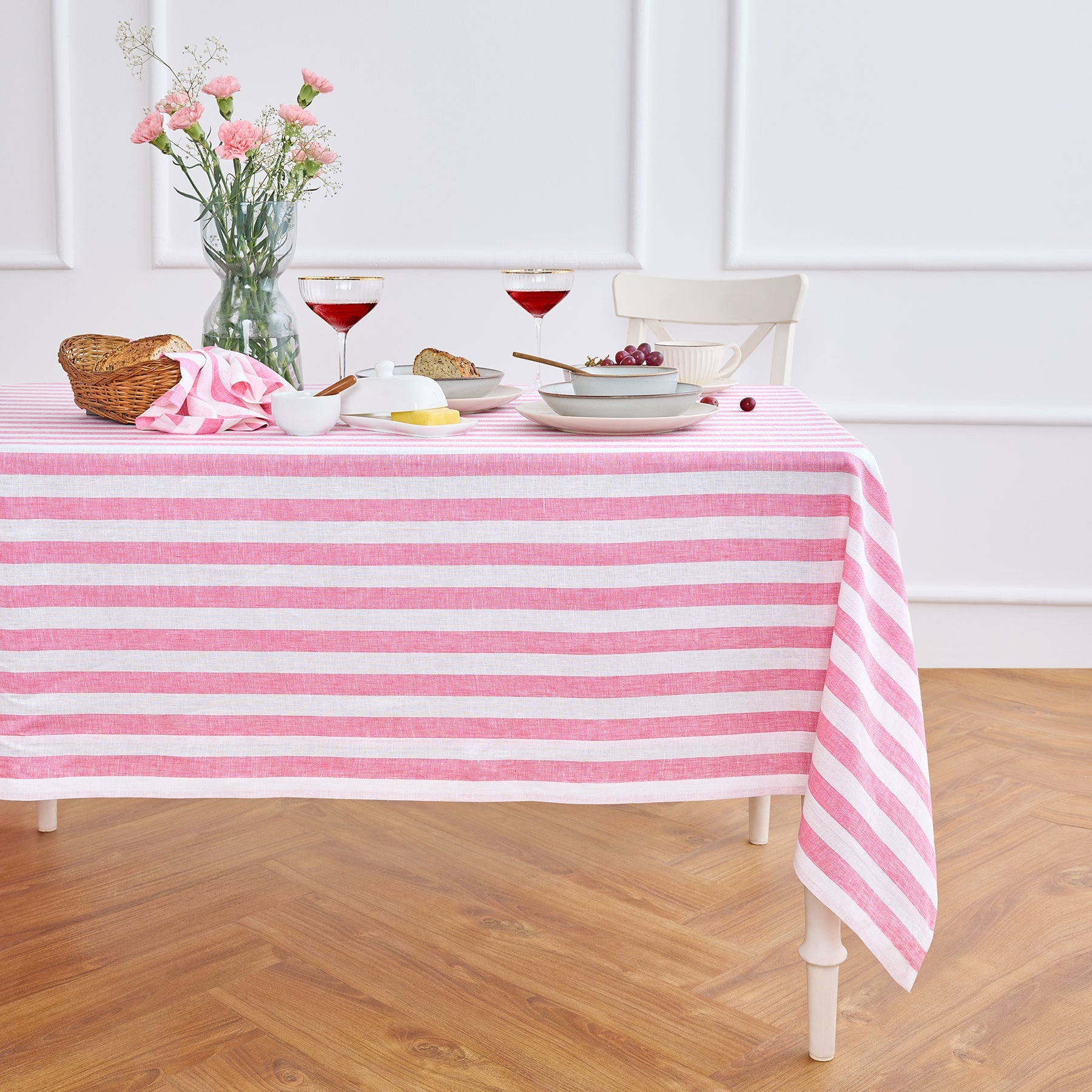 Sorrento Stripe Tablecloth
