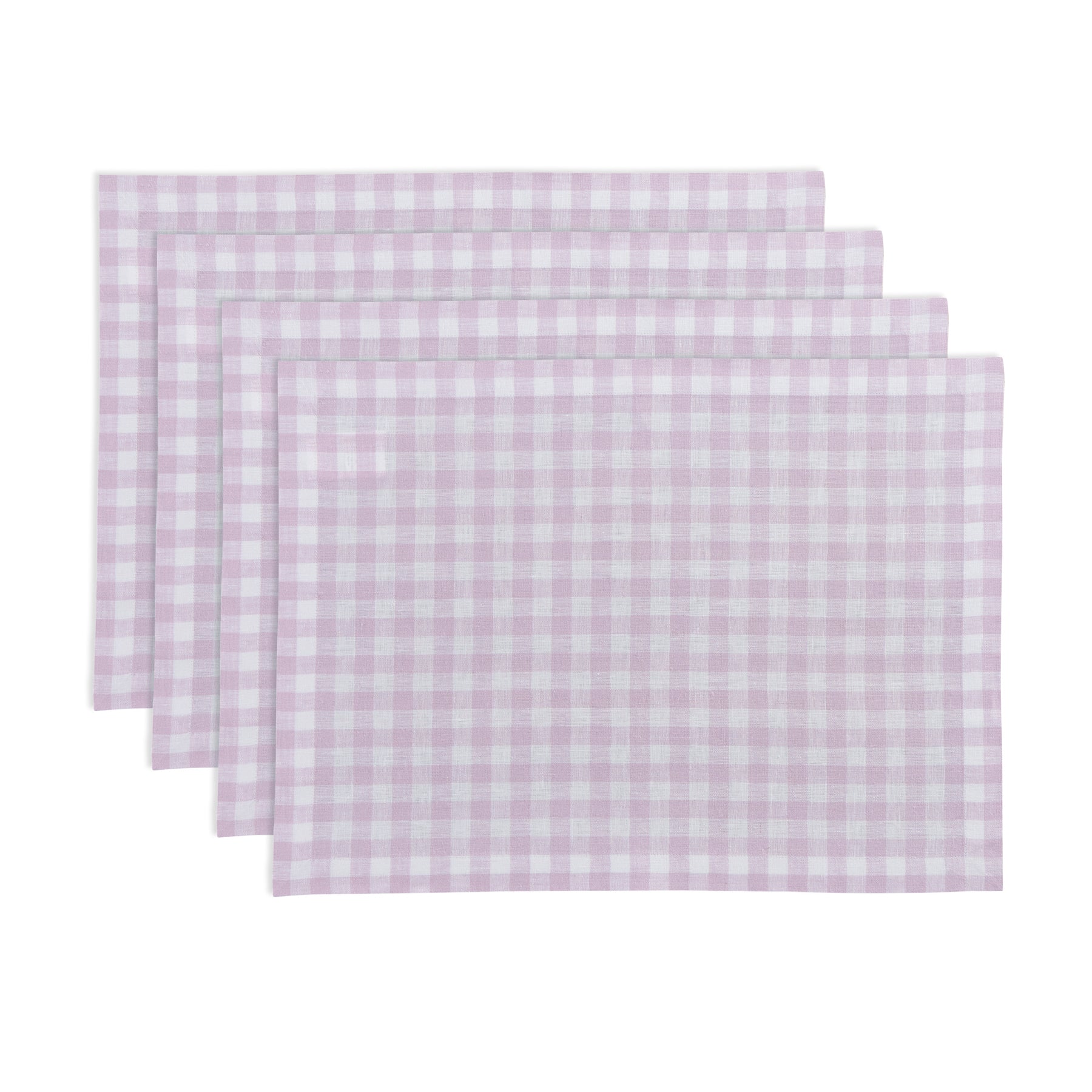 Gingham Placemats, Set of 4