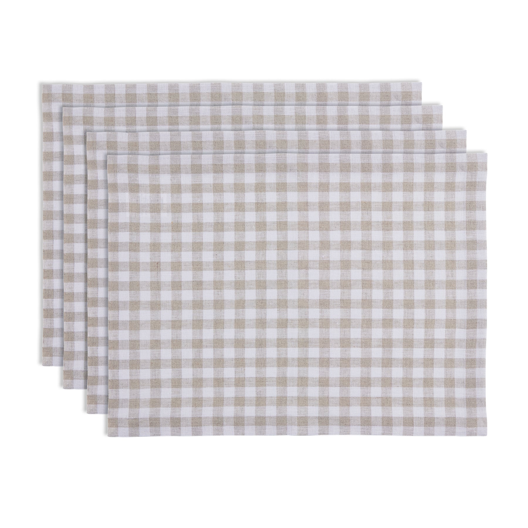 Gingham Placemats, Set of 4