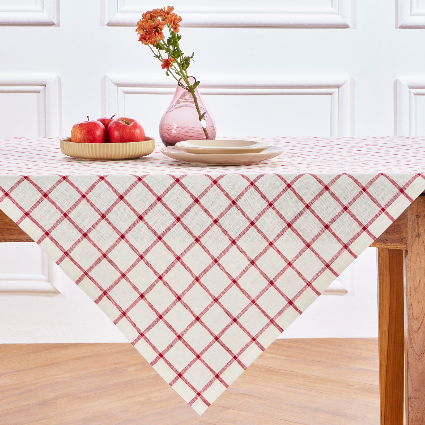 Windowpane Table Throw