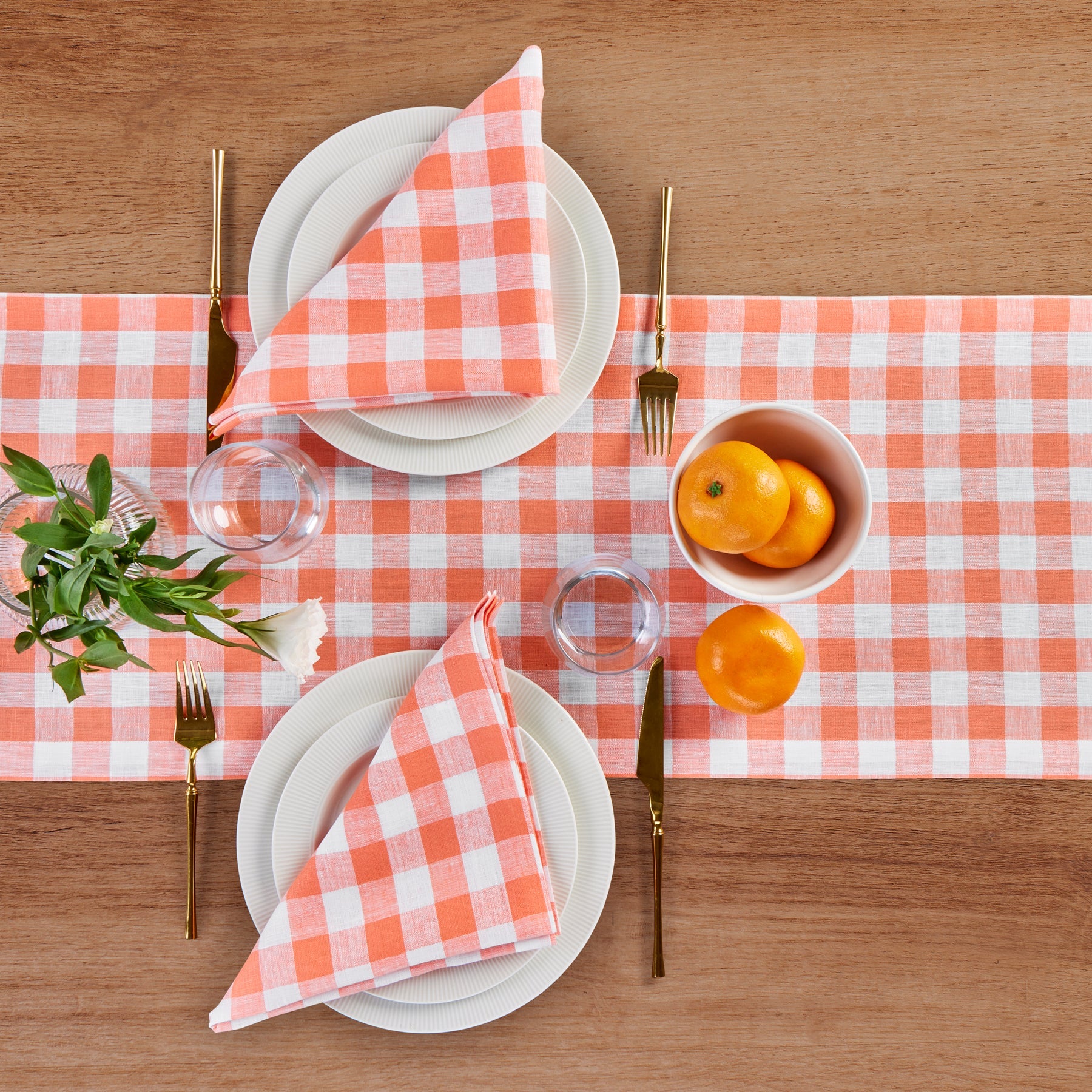 Morgan Check Table Runner