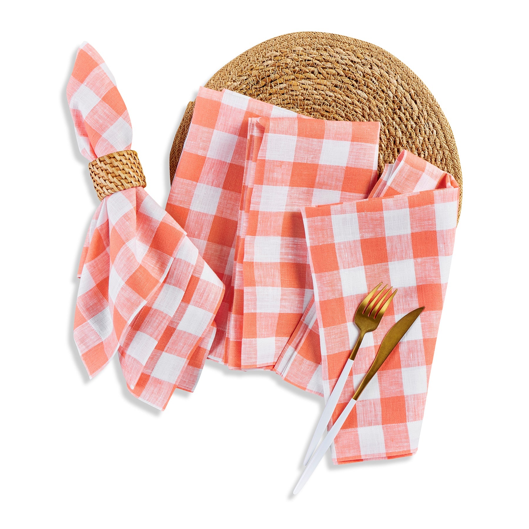 Morgan Check Napkins, Set of 4