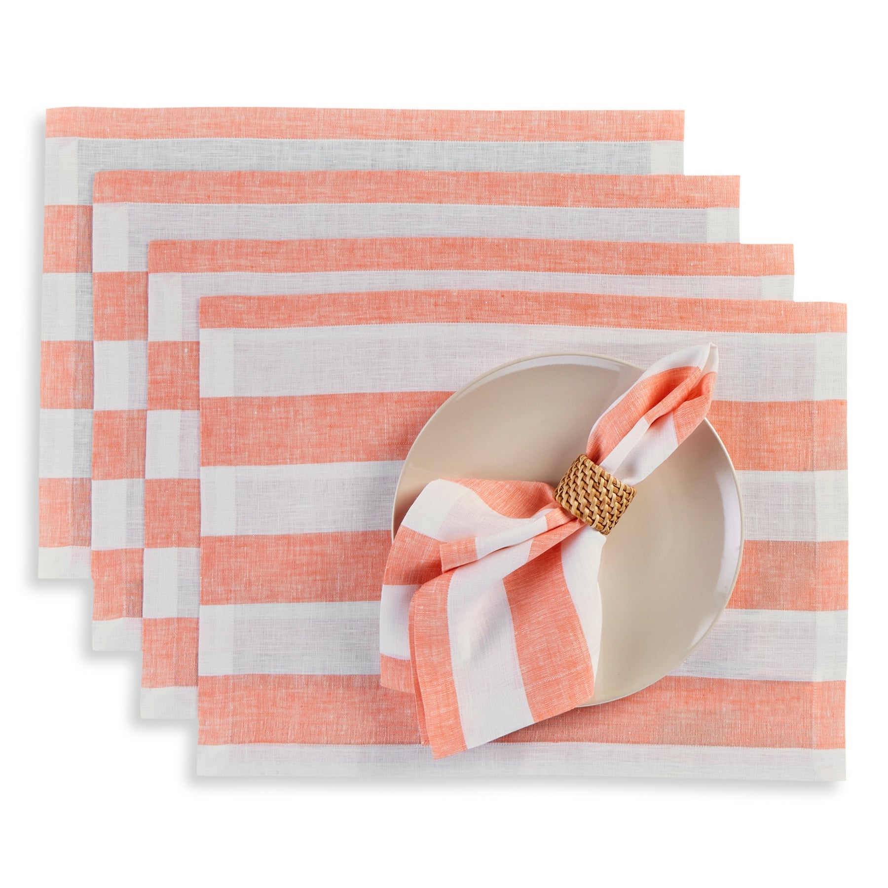 Cabana Stripe Placemats, Set of 4