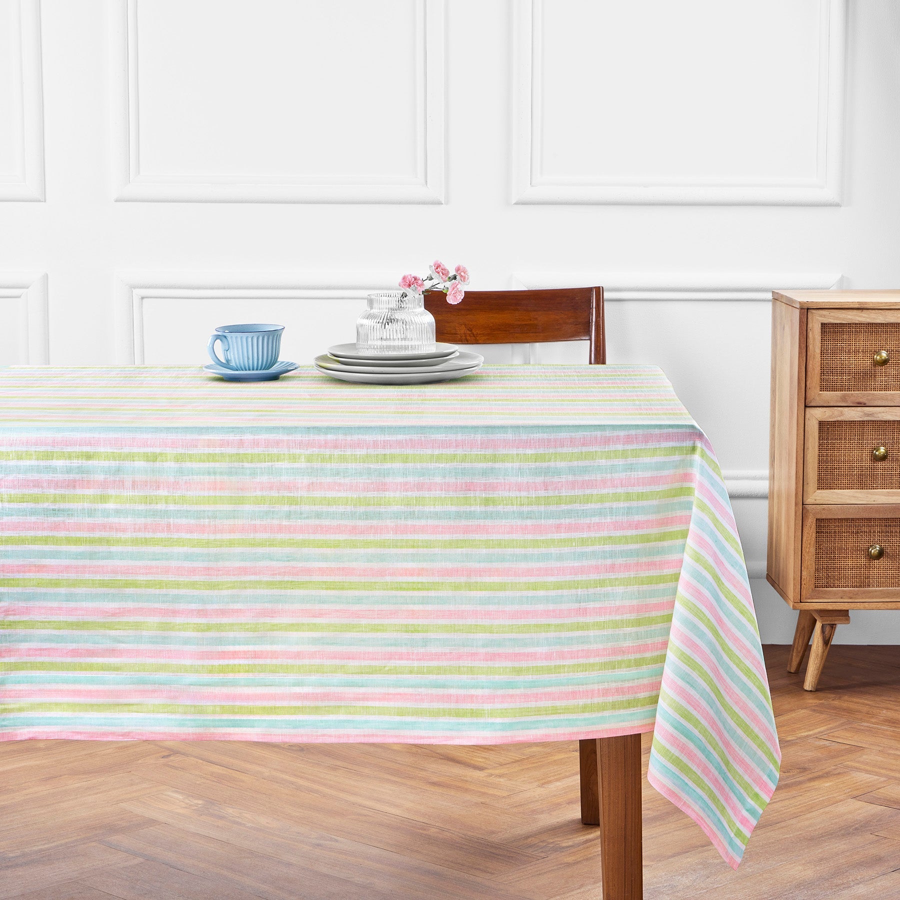 Palm Beach Stripe Tablecloth
