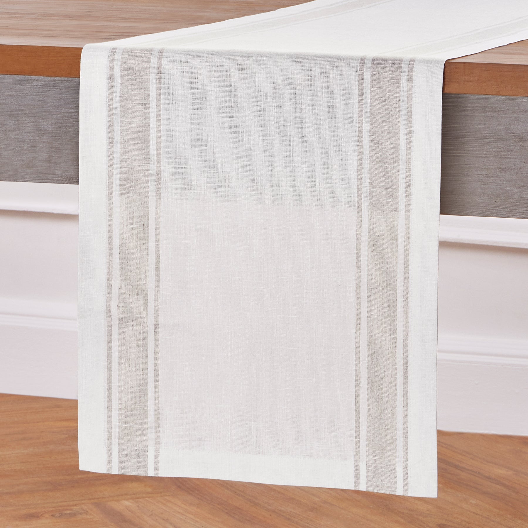 Farmhouse Stripe Table Runner