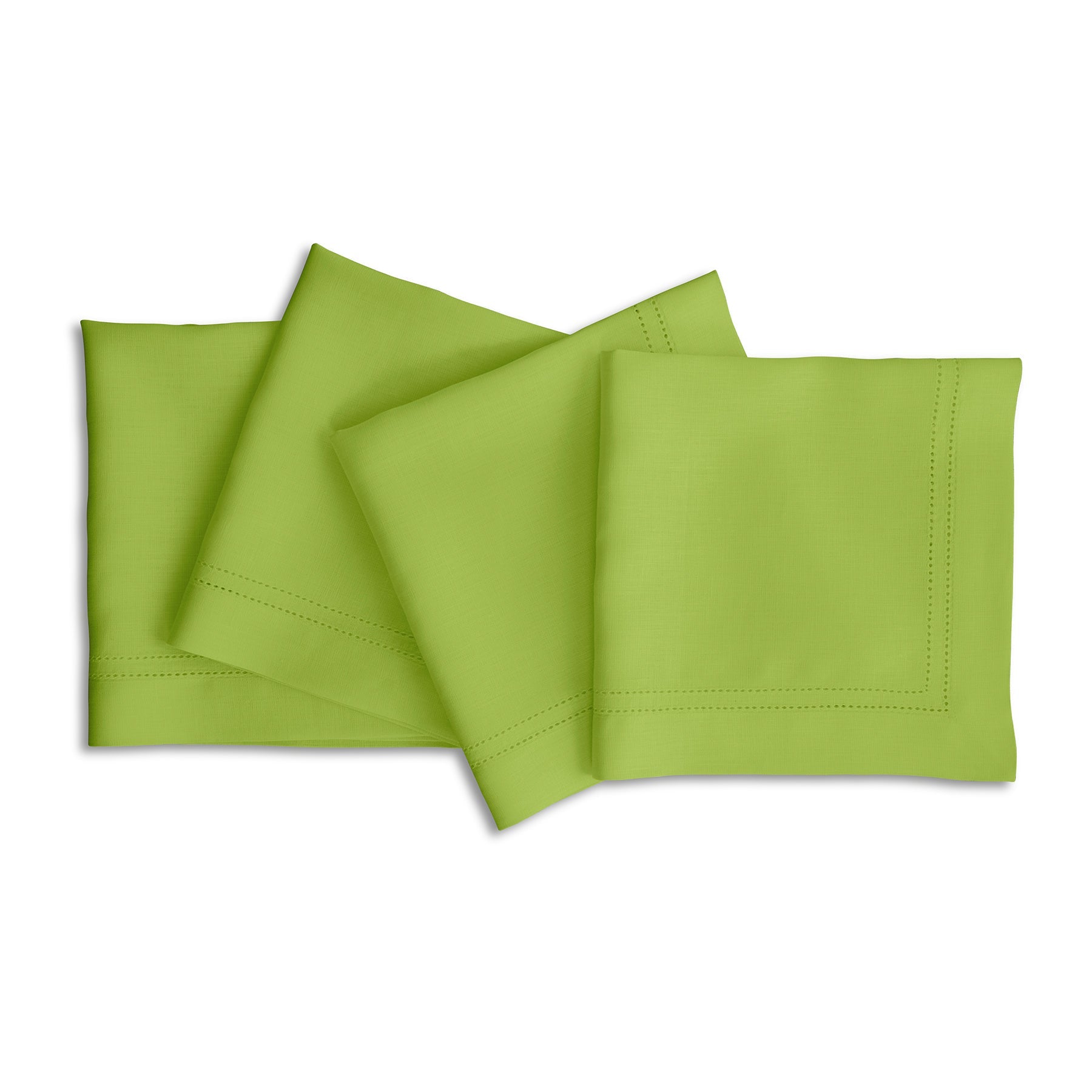 Linen Double Hemstitch Napkins, Set of 4