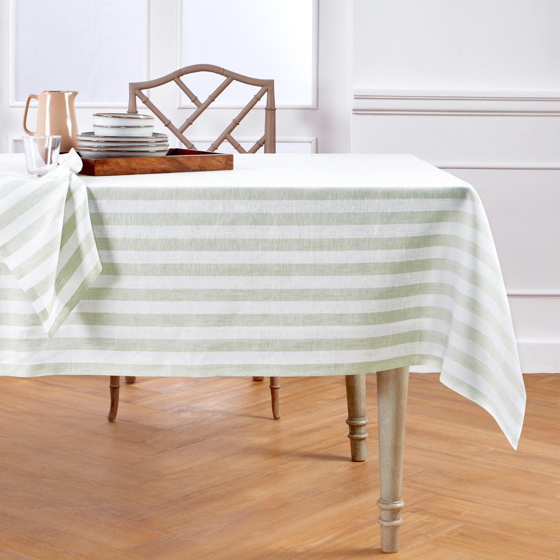 Sorrento Stripe Tablecloth
