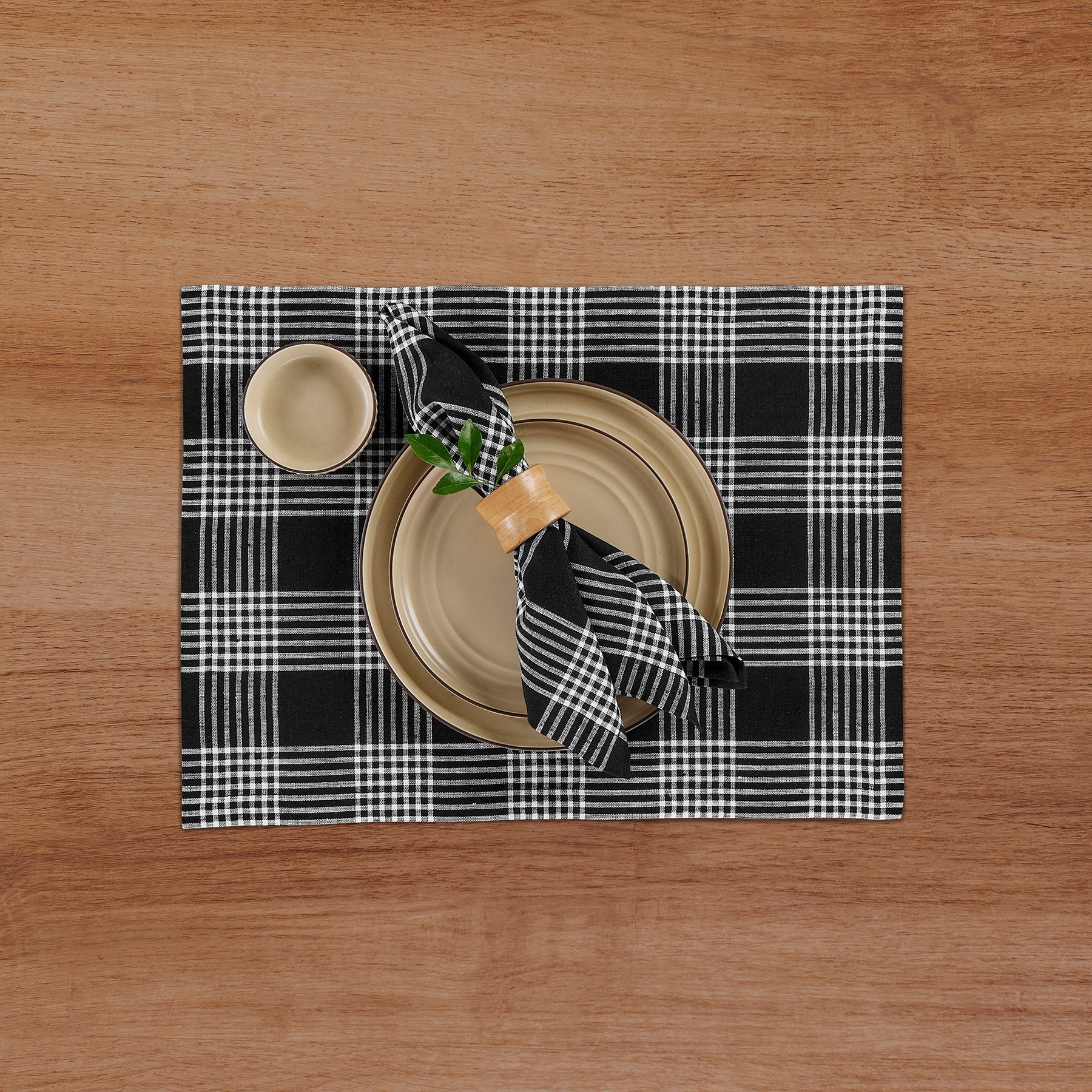 Glen Check Placemats, Set of 4