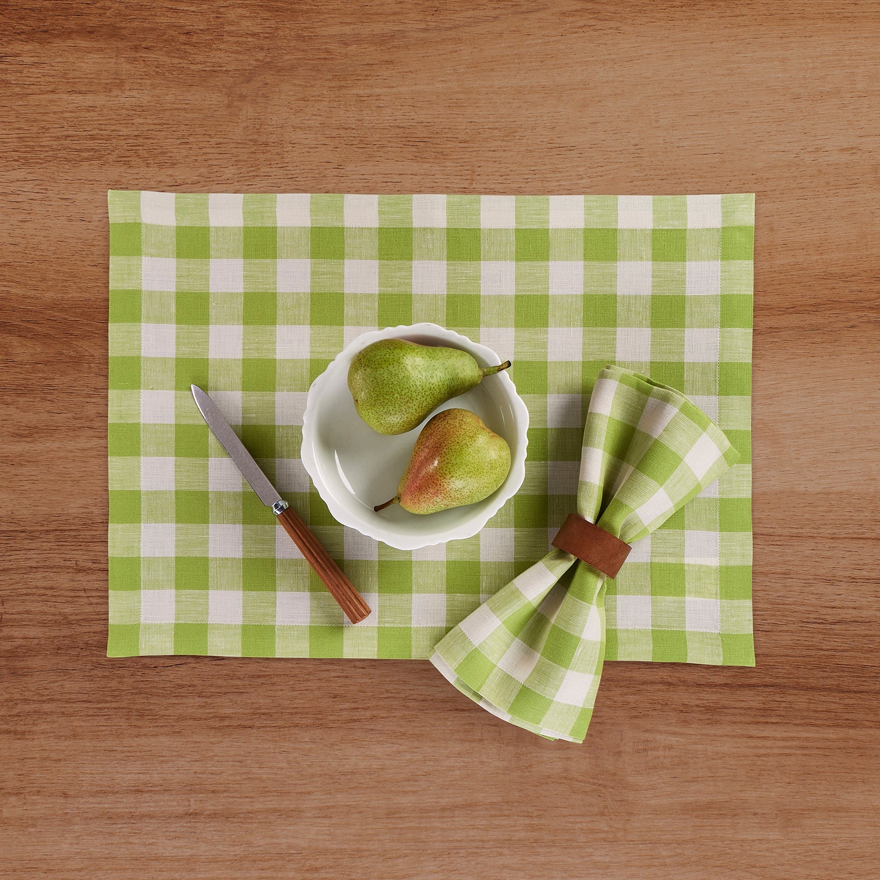 Morgan Check Placemats, Set of 4
