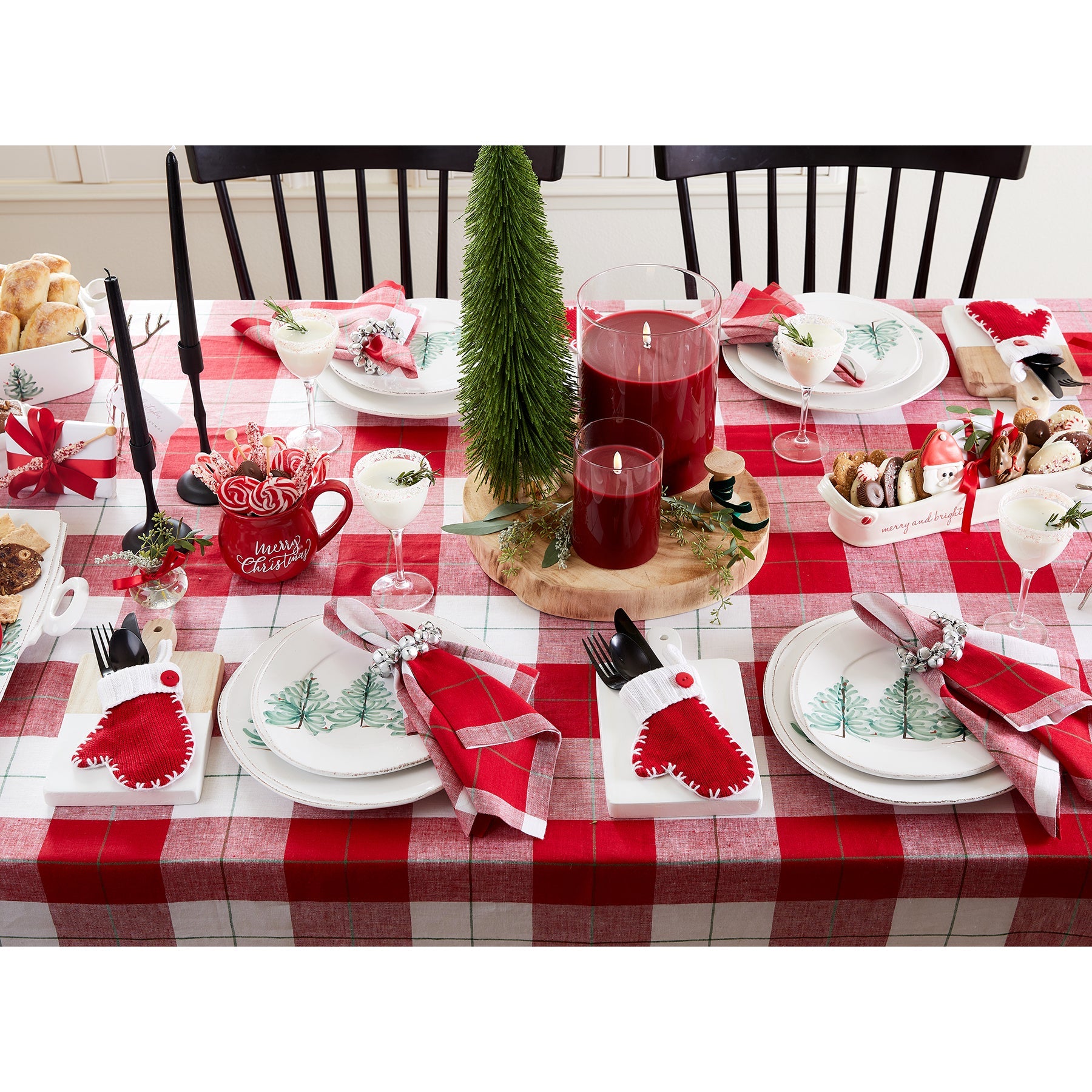Very Merry Plaid Tablecloth
