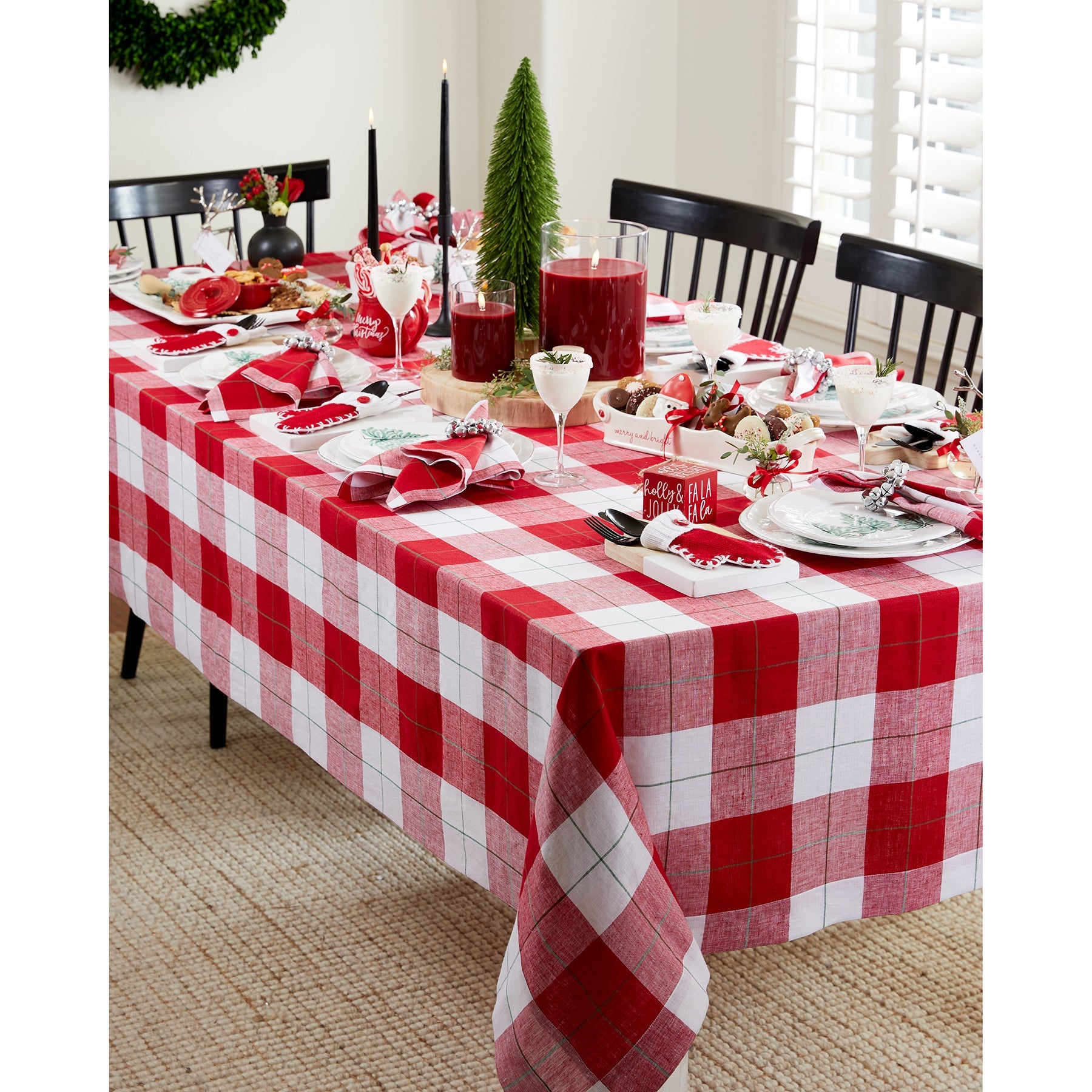 Very Merry Plaid Tablecloth