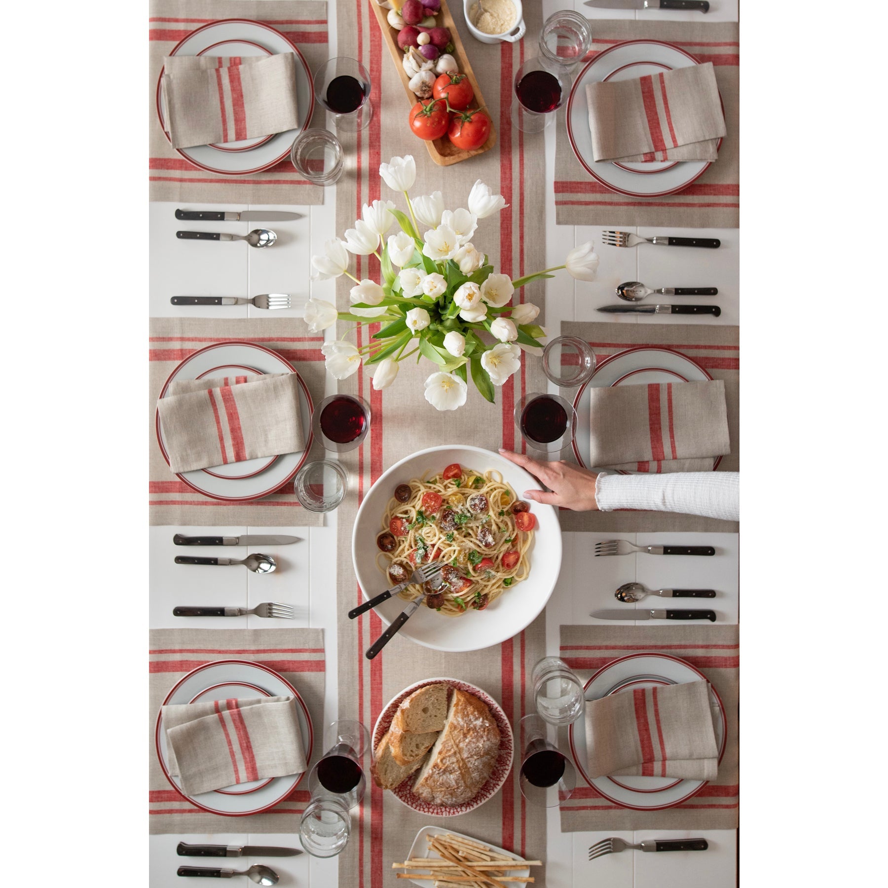 French Stripe Table Runner