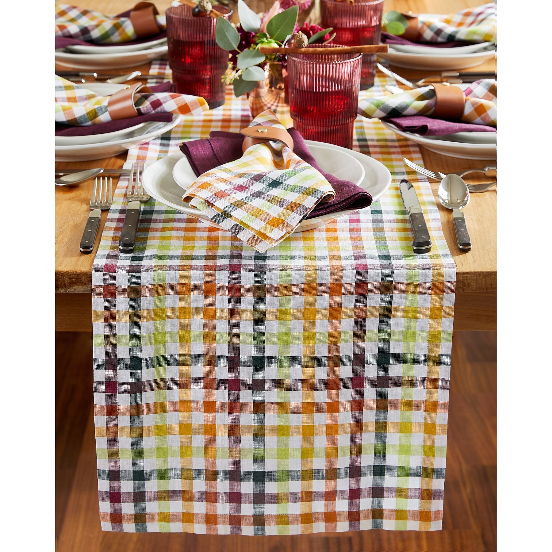 Gingham Table Runner