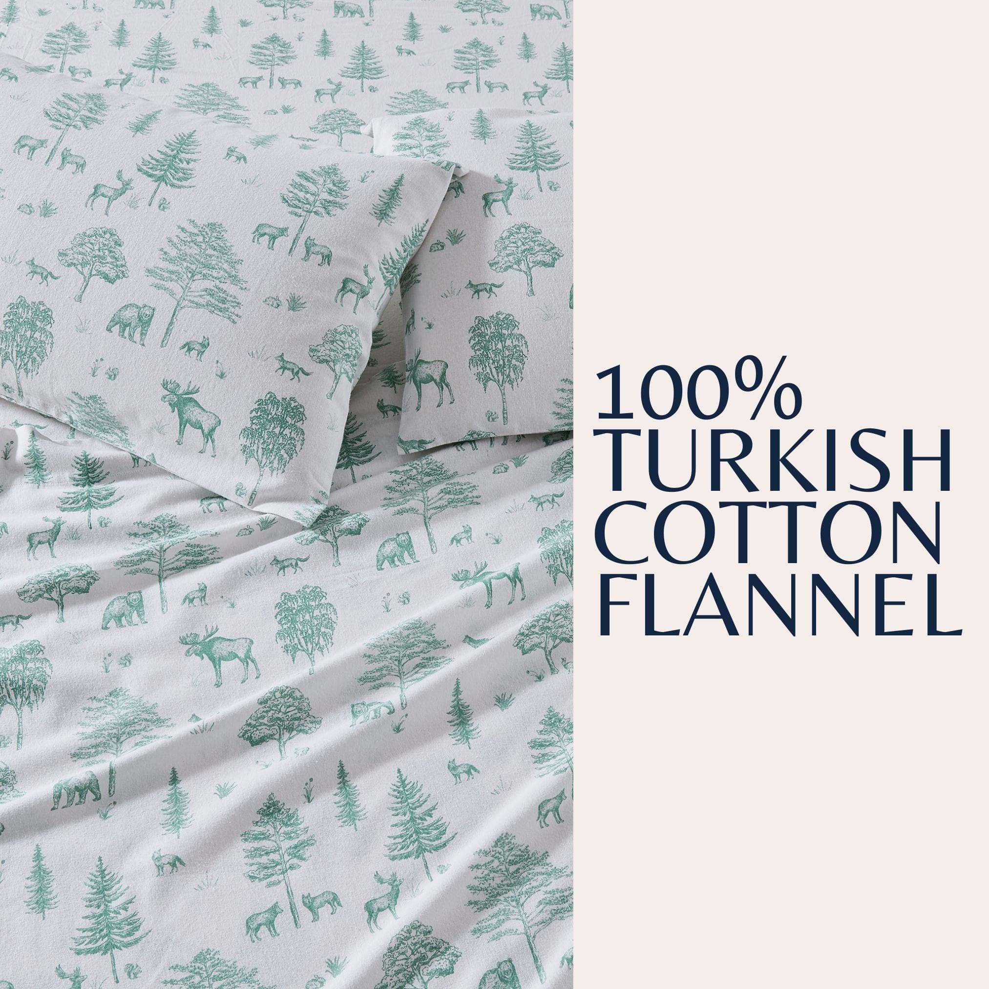 4-Piece Turkish Cotton Flannel Sheet - Stratton Collection